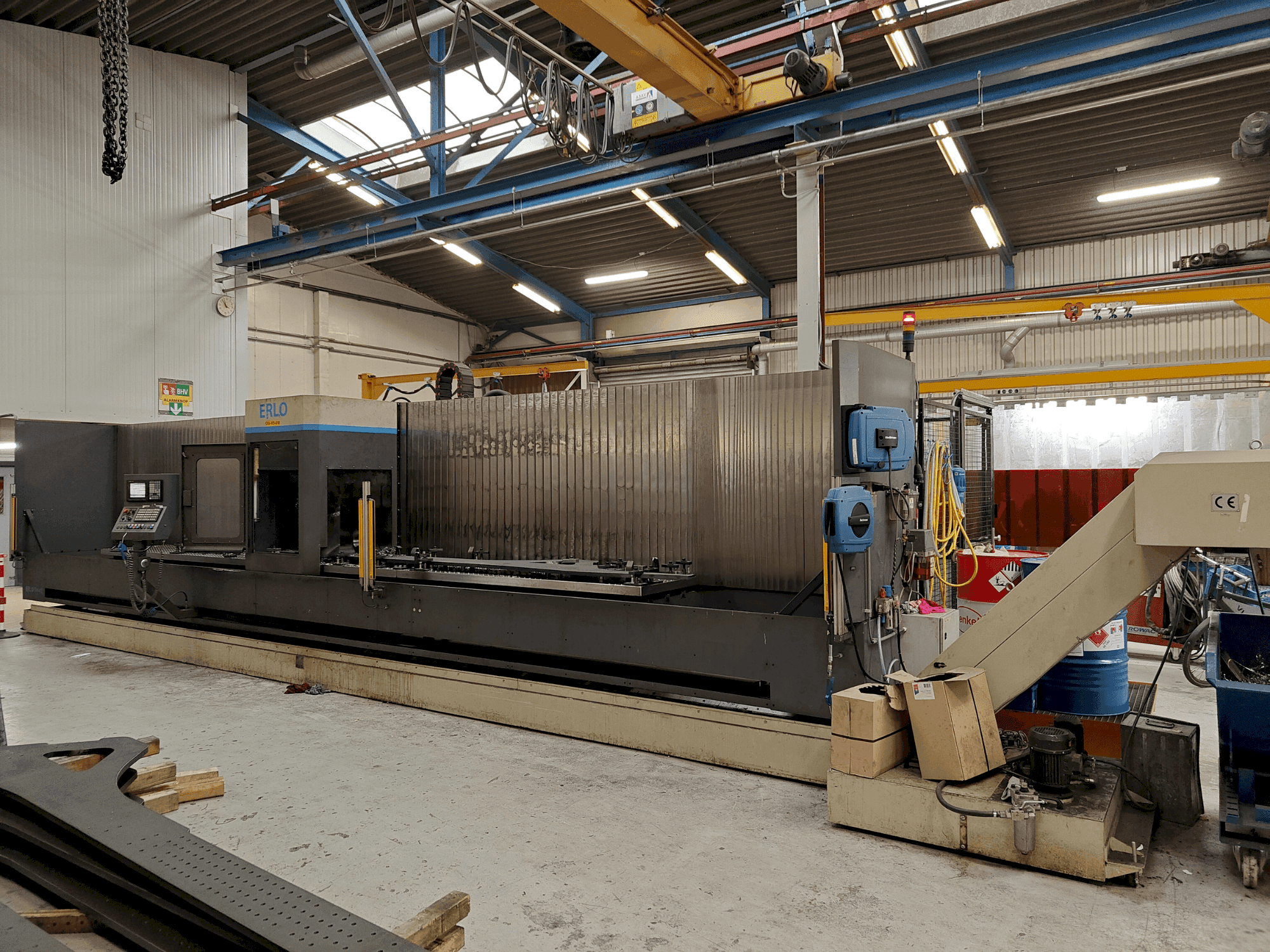 Vista Frontal  da Erlo TH-40  máquina