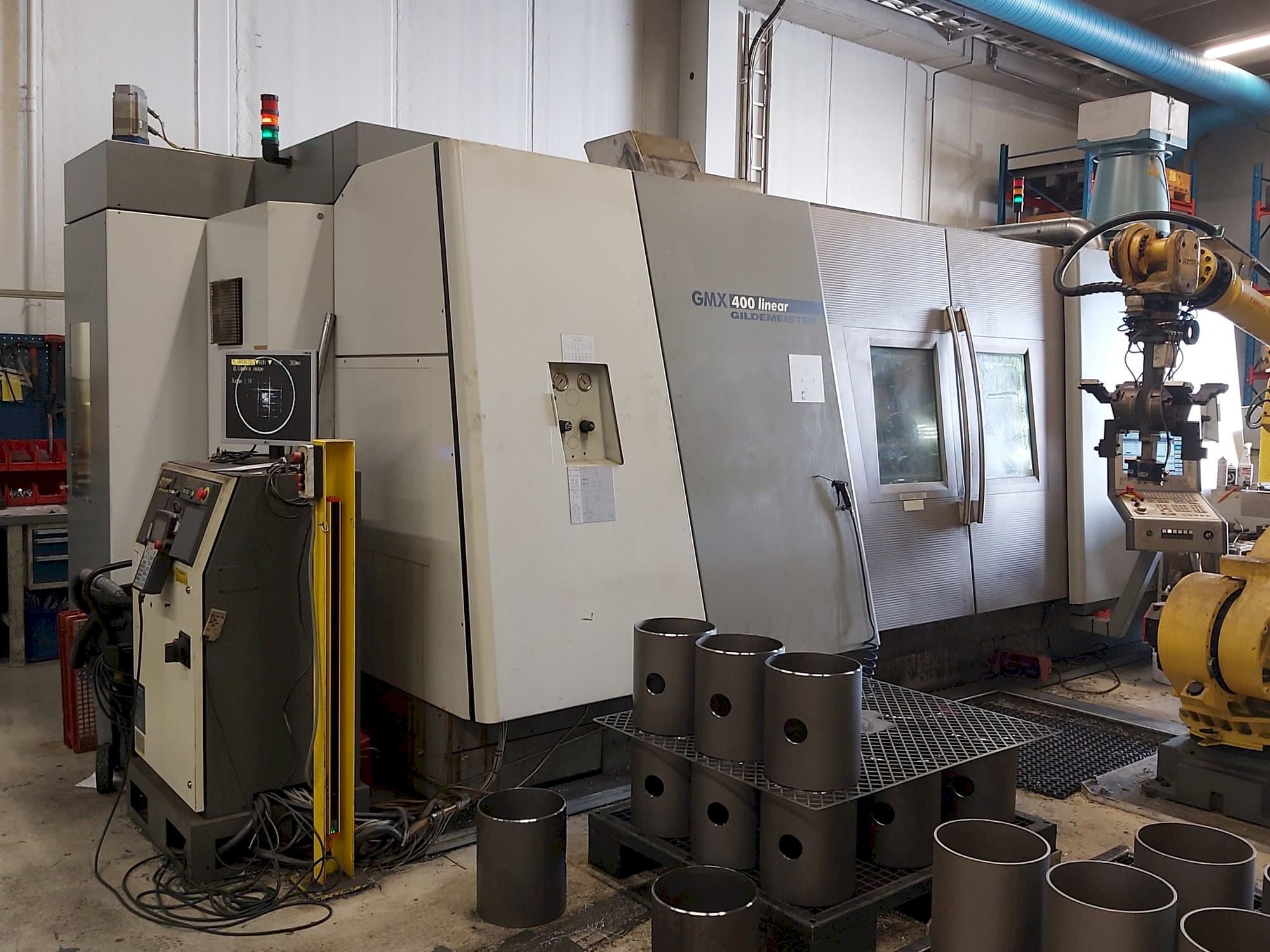 Vista Frontal  da Gildemeister GMX 400 Linear  máquina