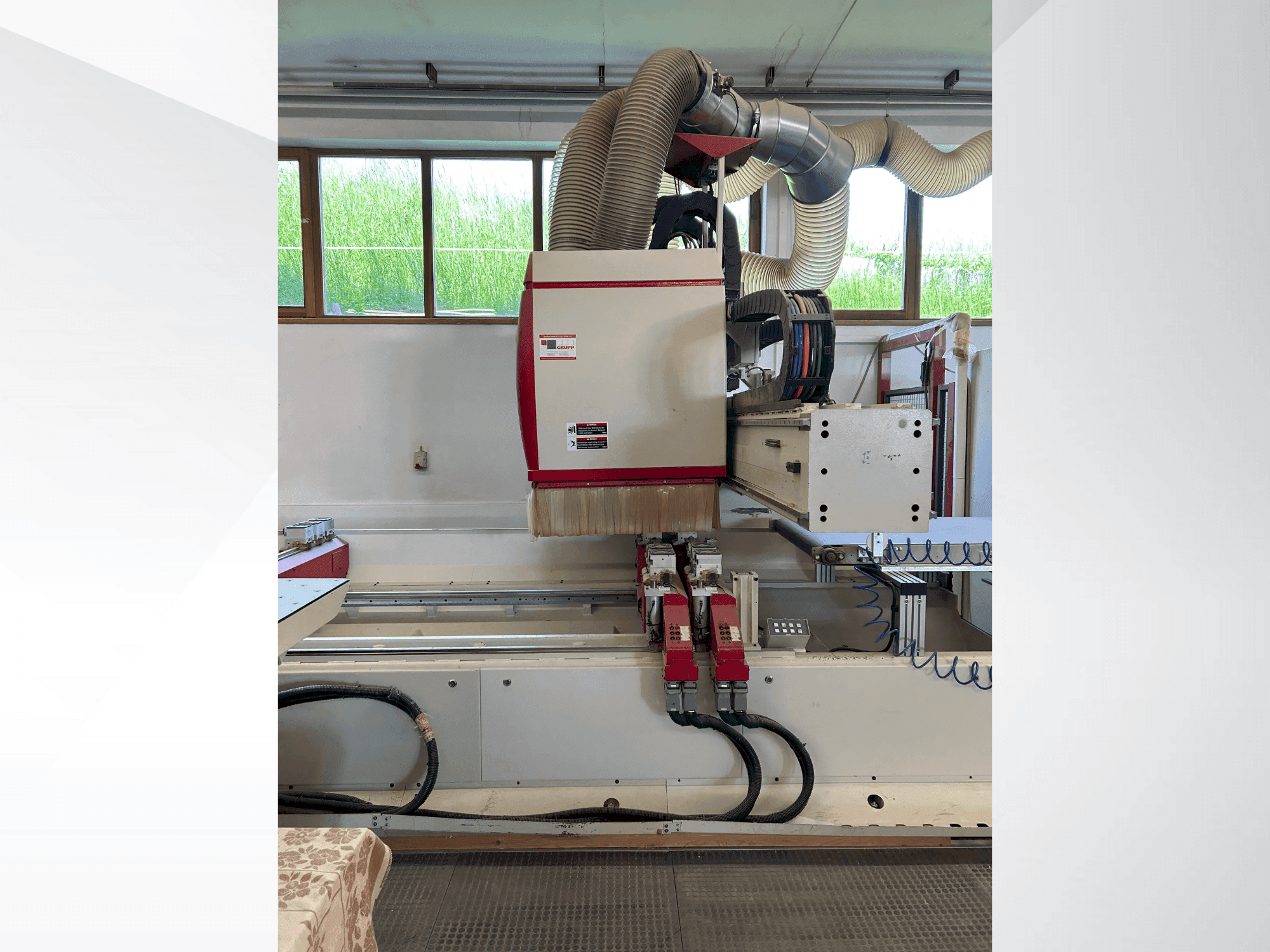 Vista Frontal  da IMA BIMA CUT 120/240  máquina