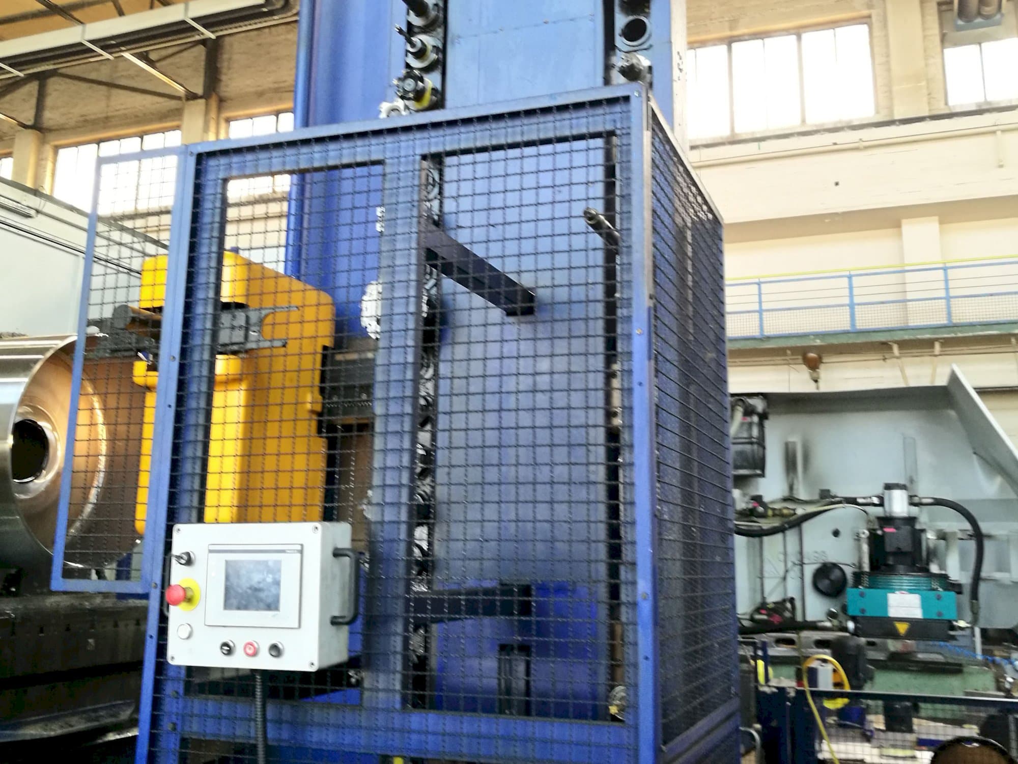 Detalhe  da TOS WHN 130 MC  máquina