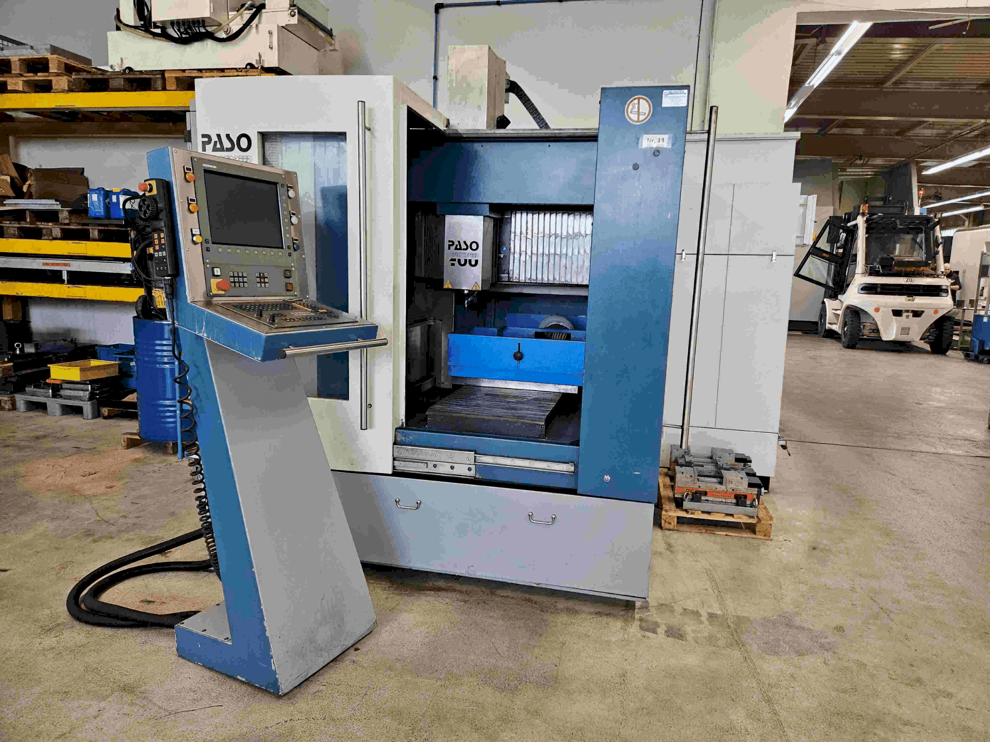 Vista Frontal  da PASO PS400 (2004)  máquina