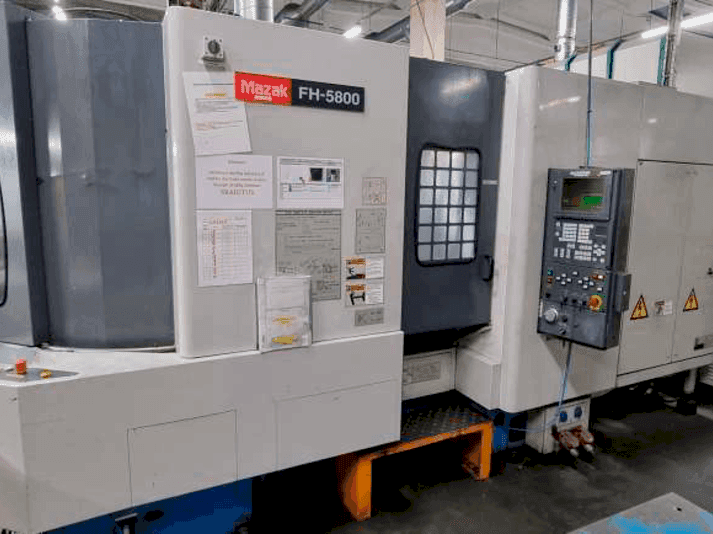 Vista Frontal da Mazak FH 5800 máquina