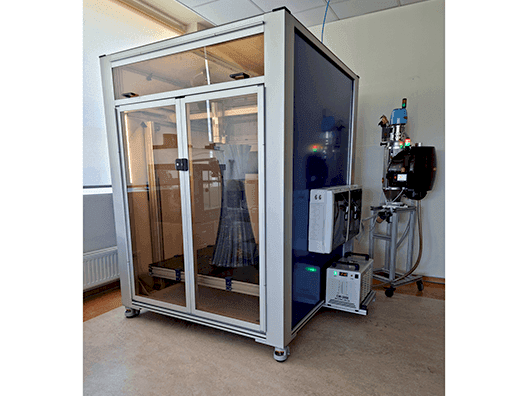 Vista Frontal  da Terracubed T1000  máquina