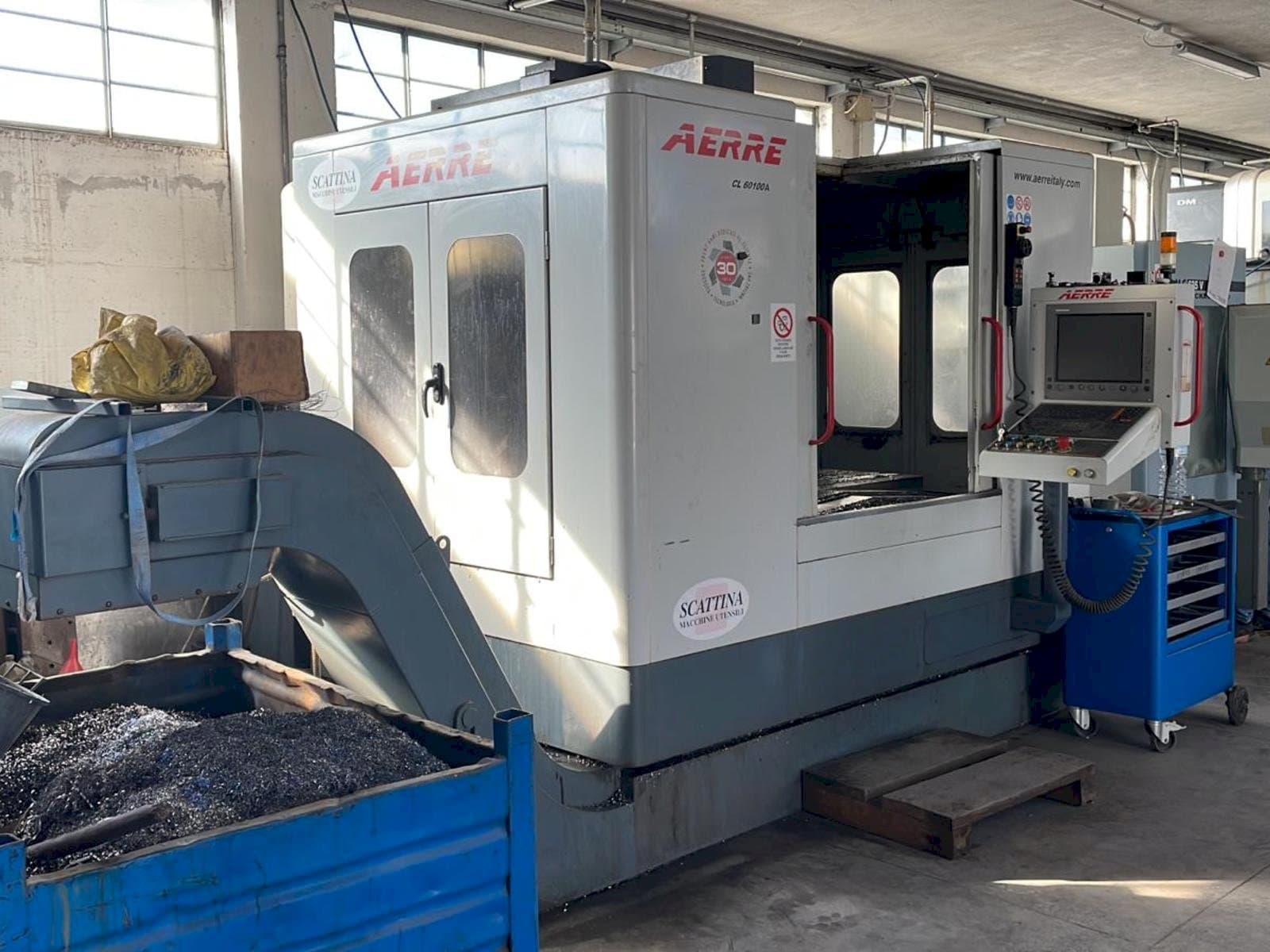 Vista Frontal  da AERRE CL60 100A  máquina
