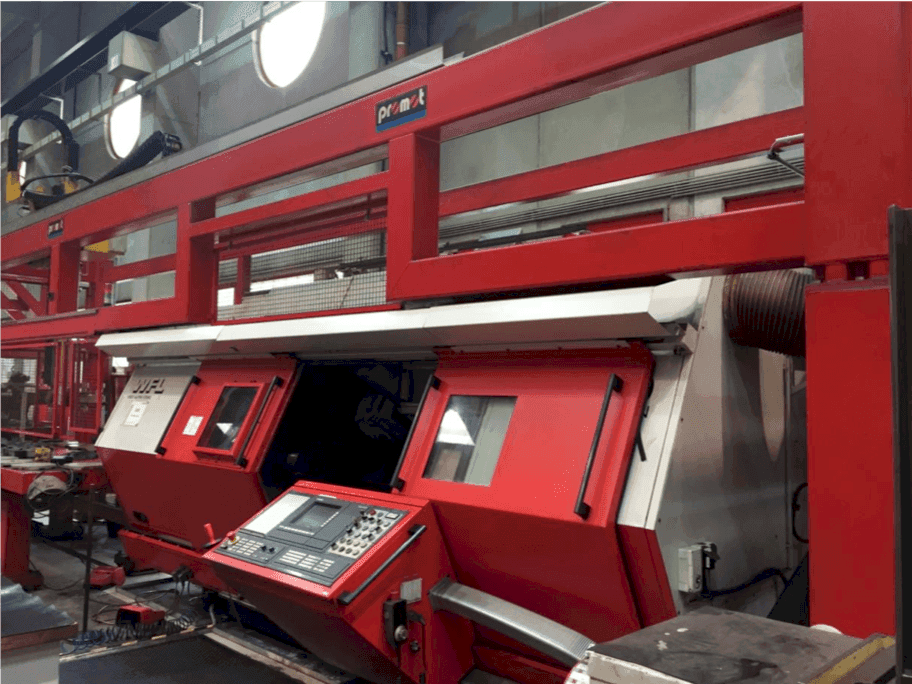 Vista Frontal  da WFL  M50  máquina