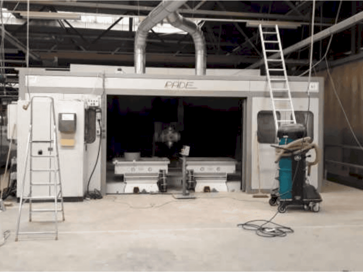 Vista Frontal  da PADE UNI 5 concept  máquina