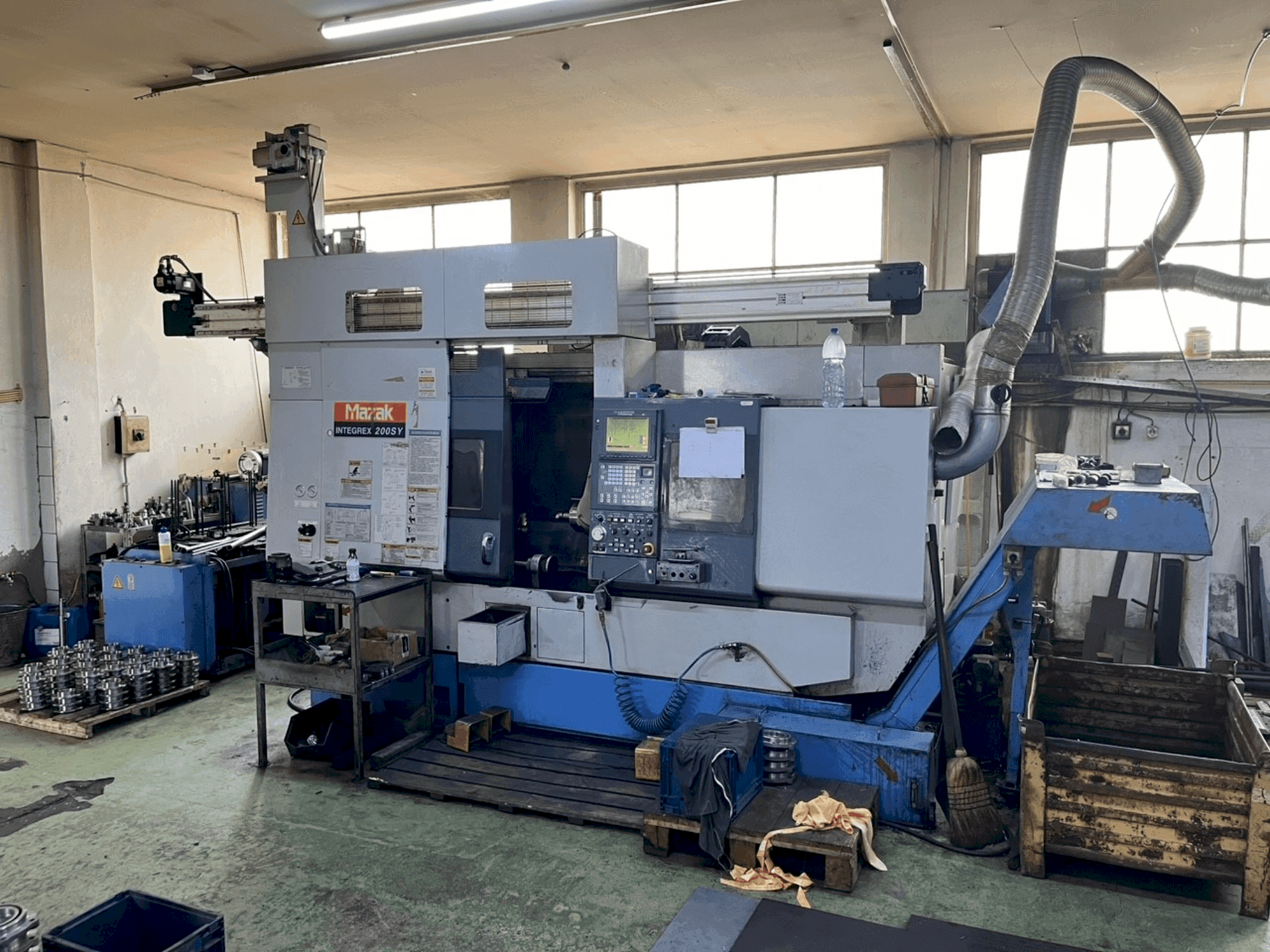 Vista Frontal  da Mazak Integrex 200SY (1999)  máquina