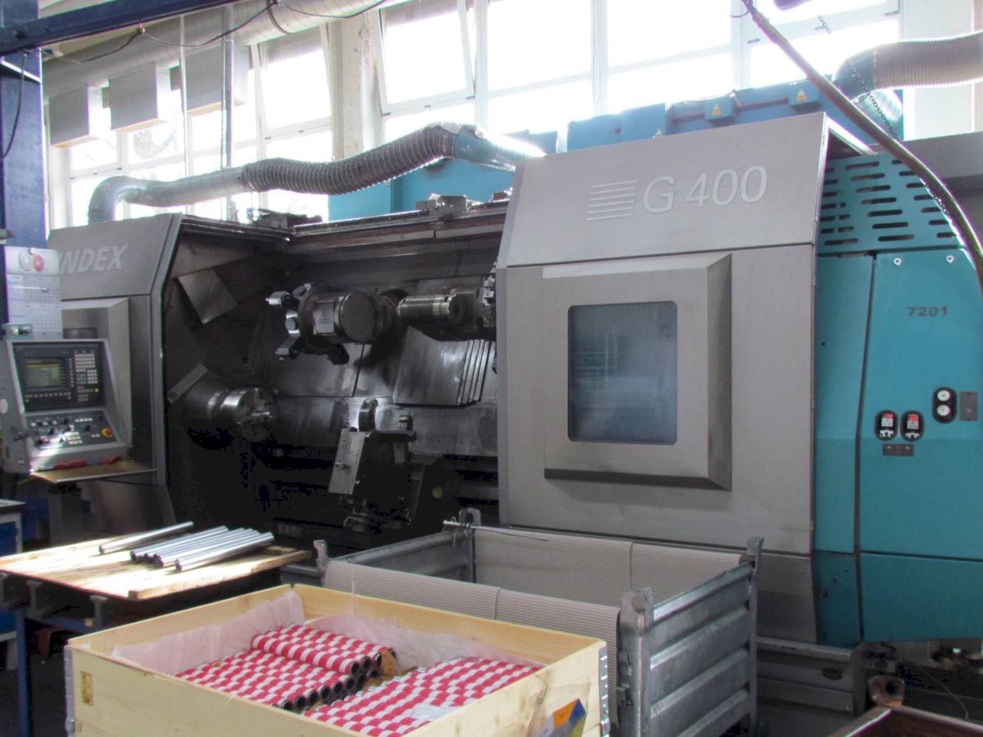 Vista Frontal  da Index G400  máquina