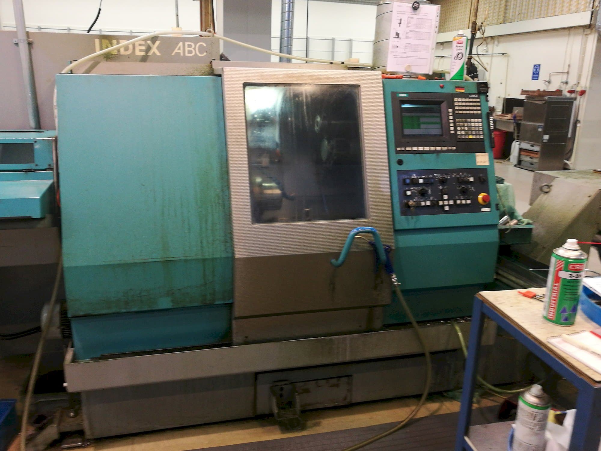 Vista Frontal  da Index ABC  máquina