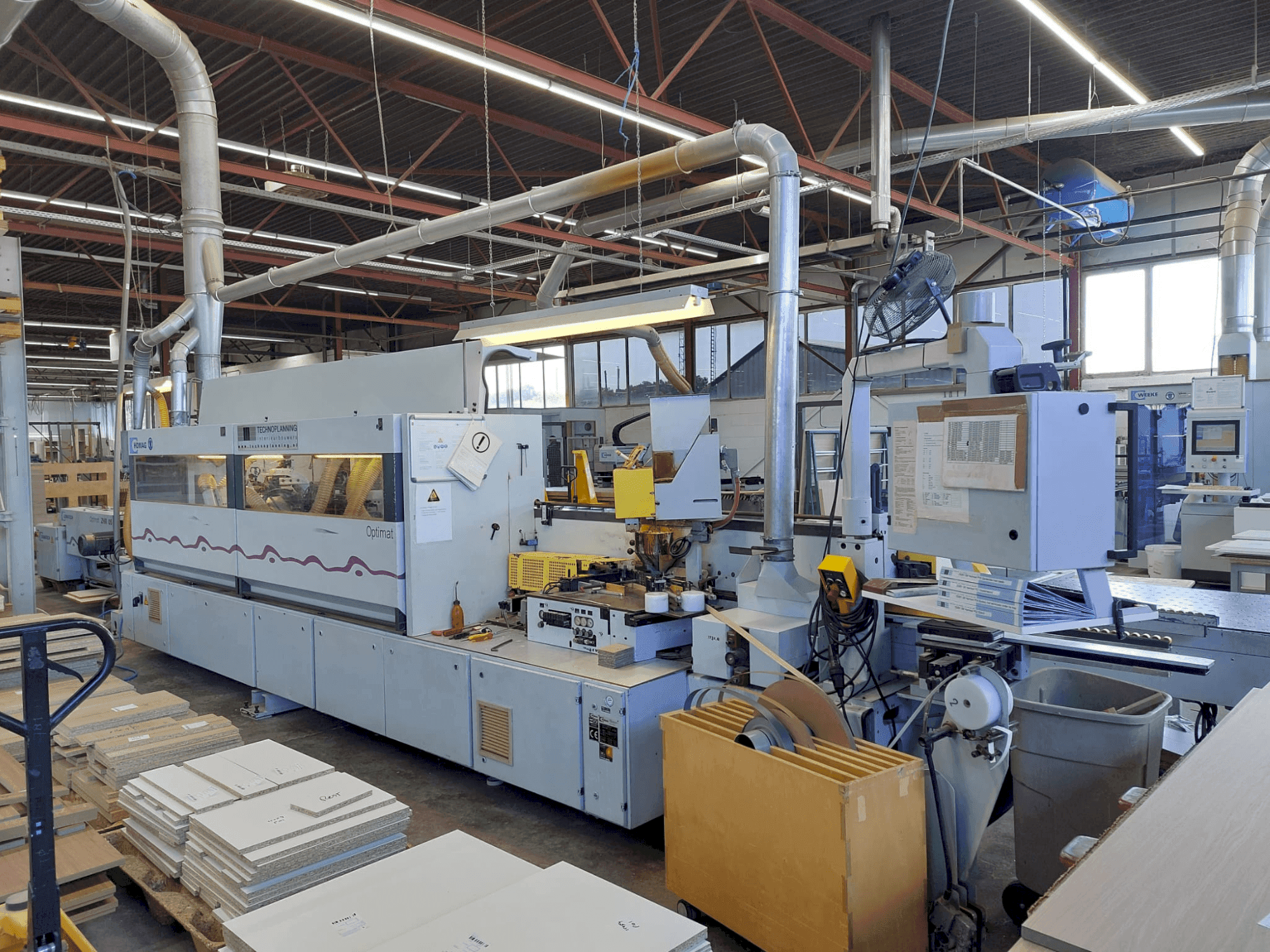 Vista Frontal  da HOMAG Optimat KL 78/A20/S2/Z  máquina
