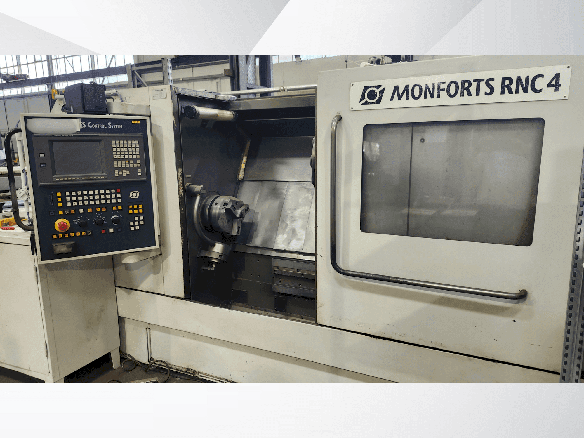 Vista Frontal  da Monforts RNC 4  máquina