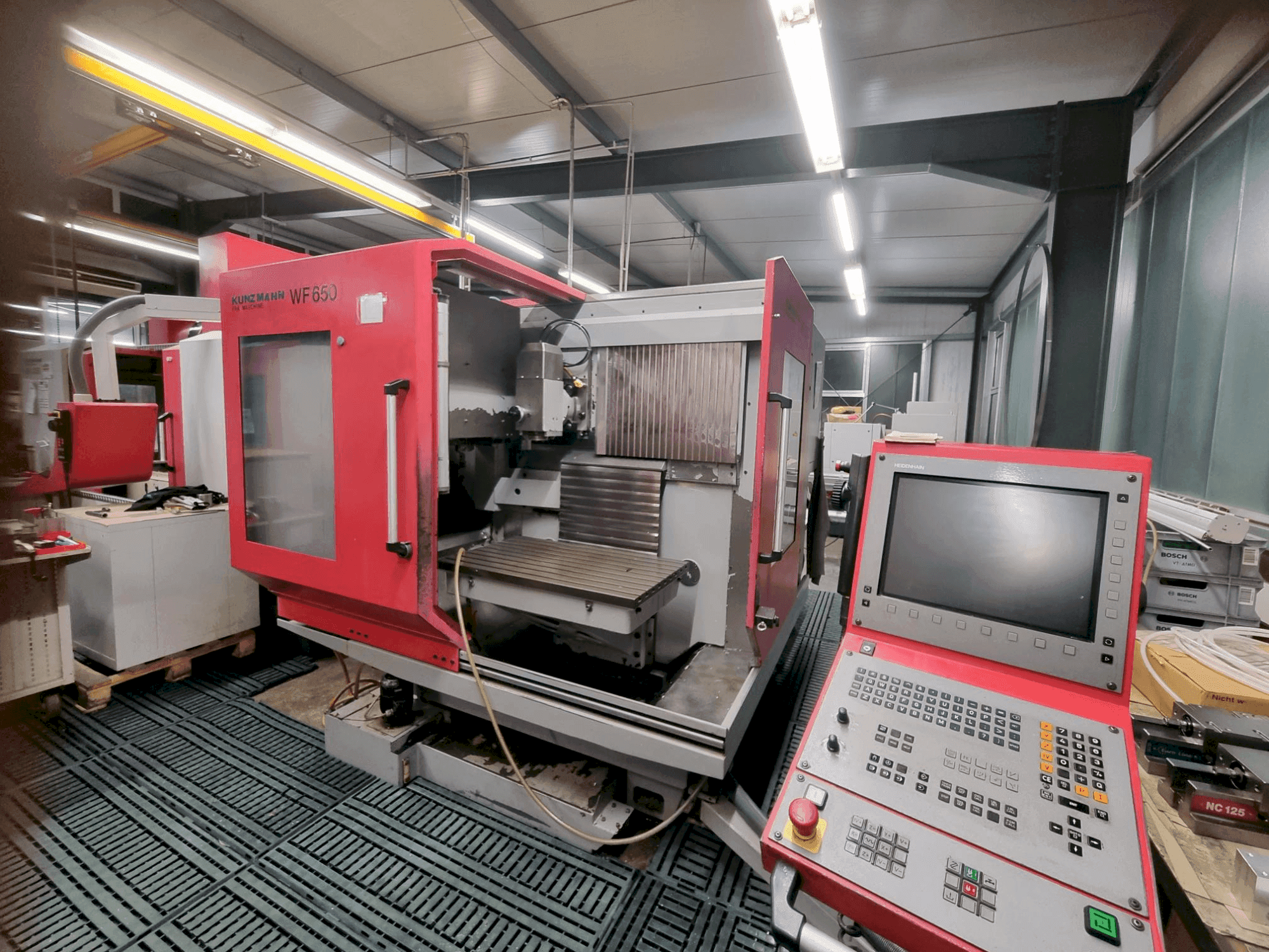 Vista Frontal  da KUNZMANN WF 650  máquina