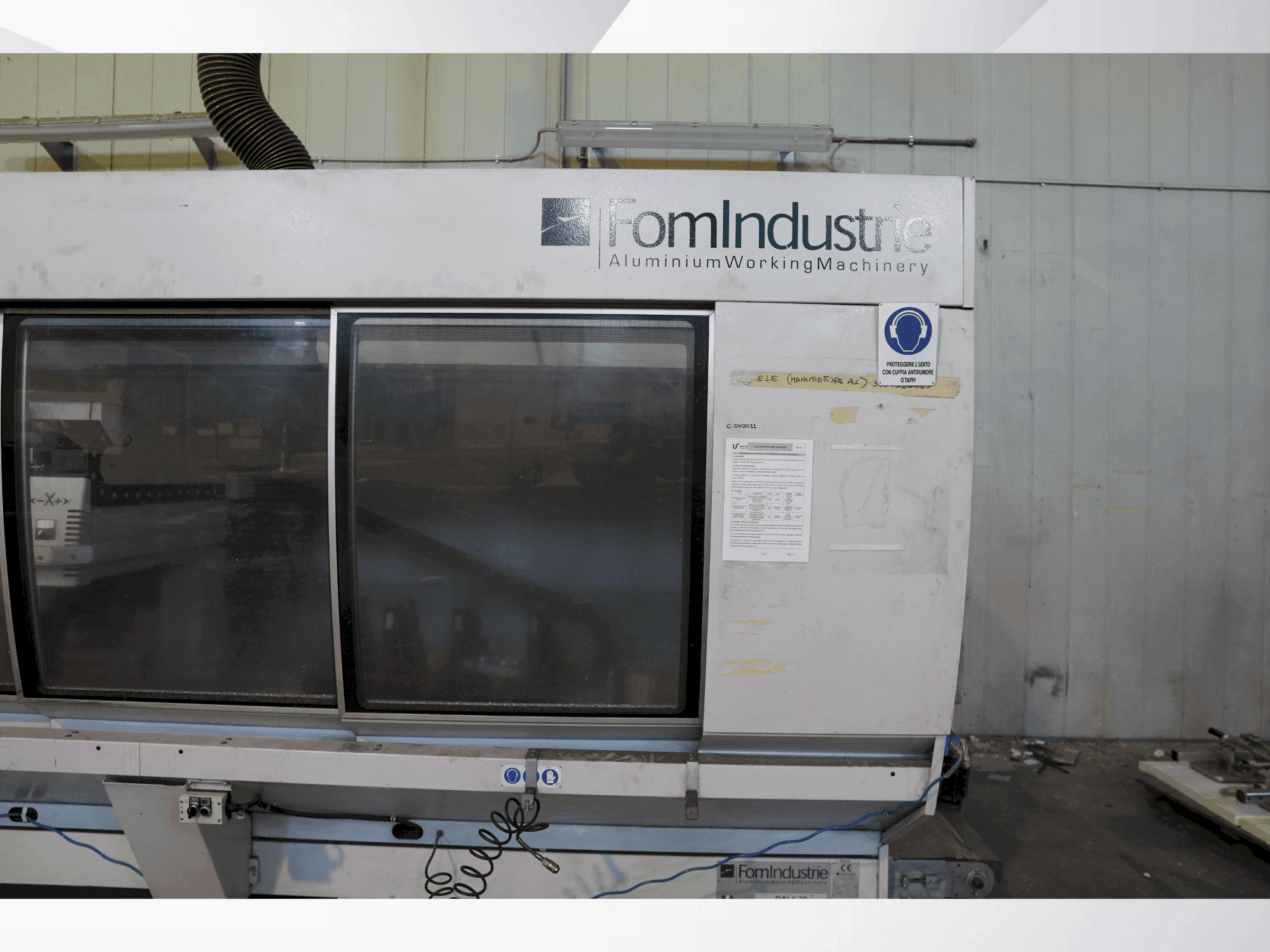 Vista Frontal  da FomIndustrie DALI 70  máquina