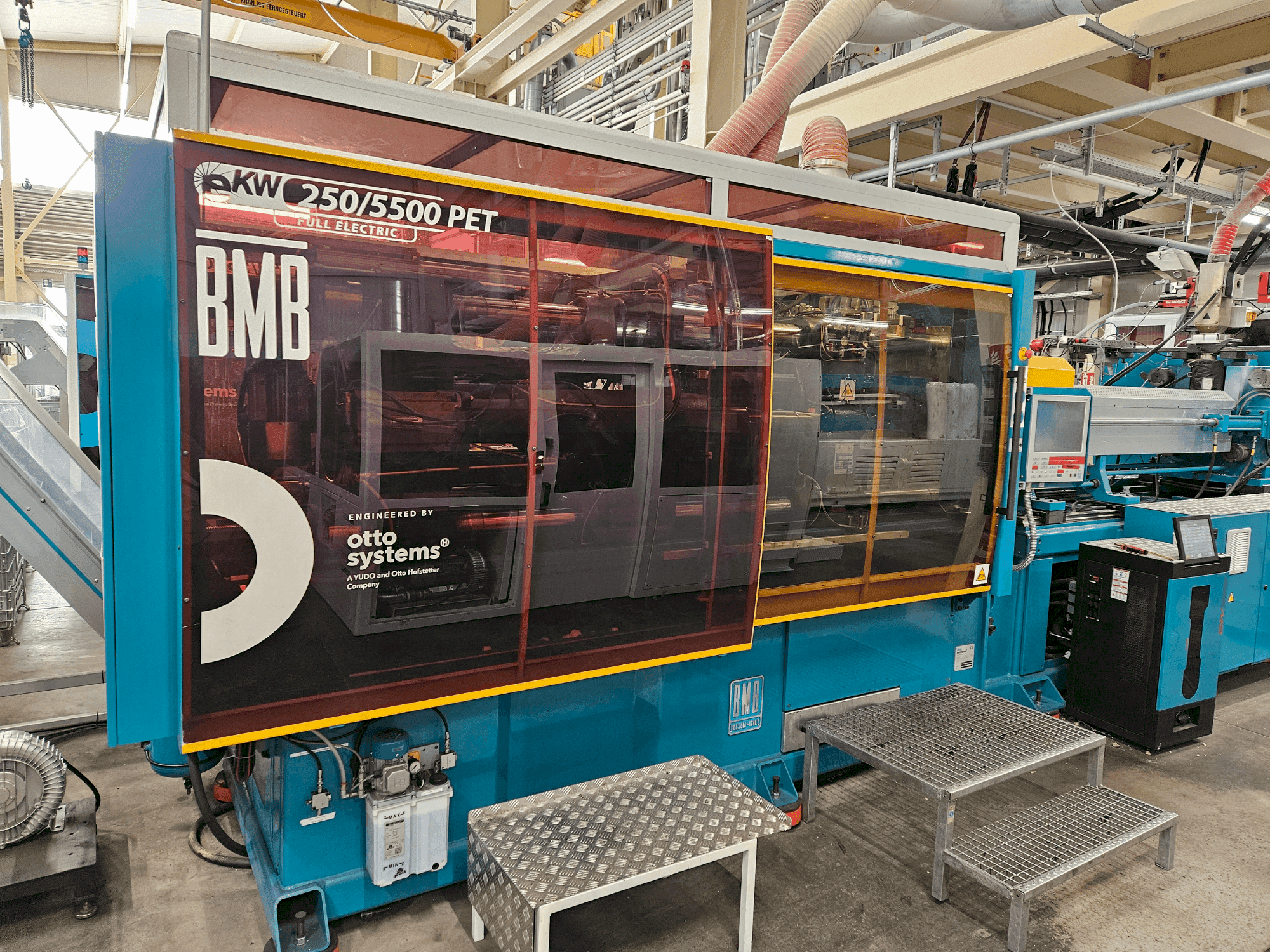 Vista Frontal  da Otto Systems eKW 250/5500 PET  máquina