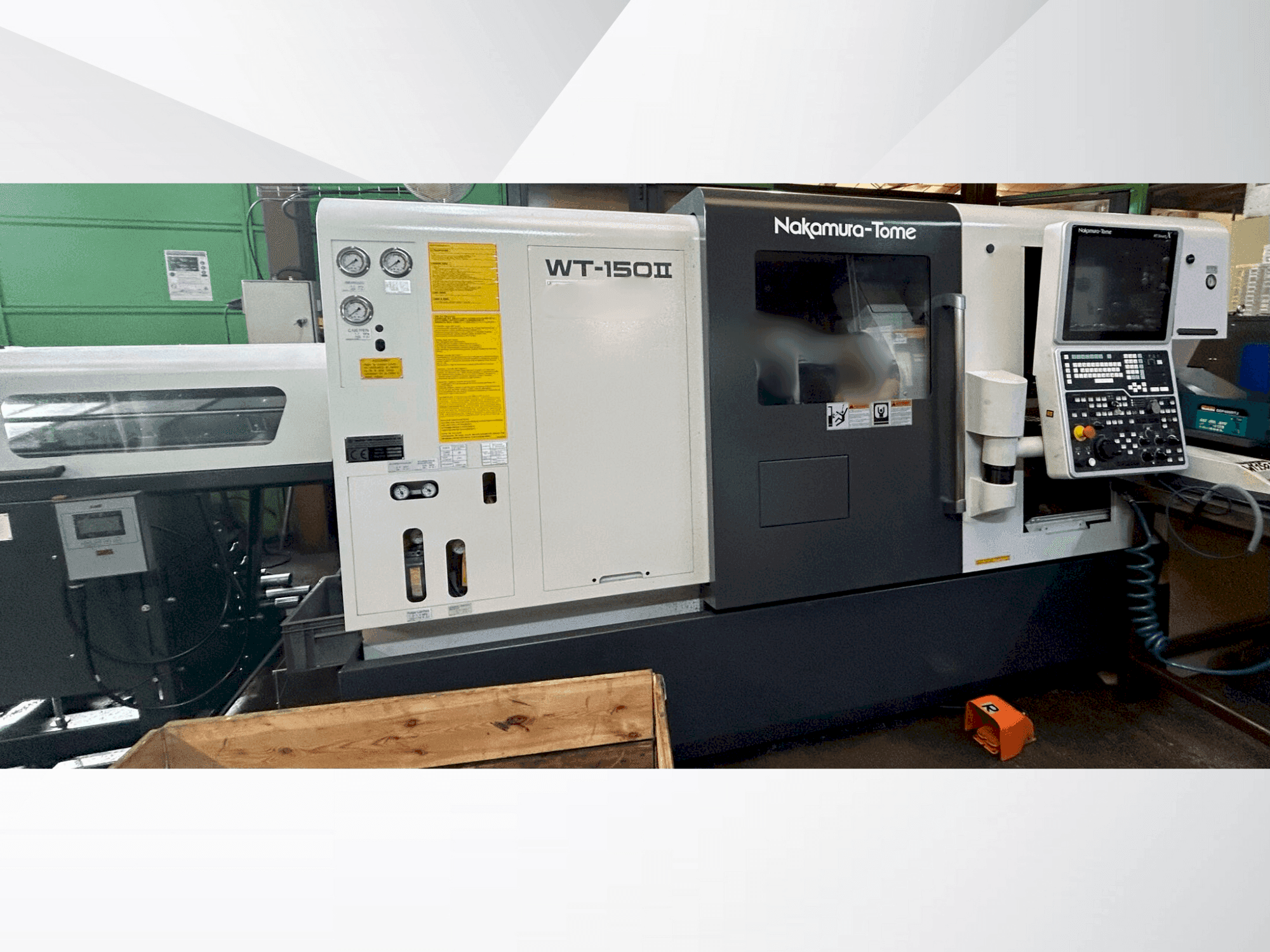 Vista Frontal  da NAKAMURA-TOME WT 150  máquina