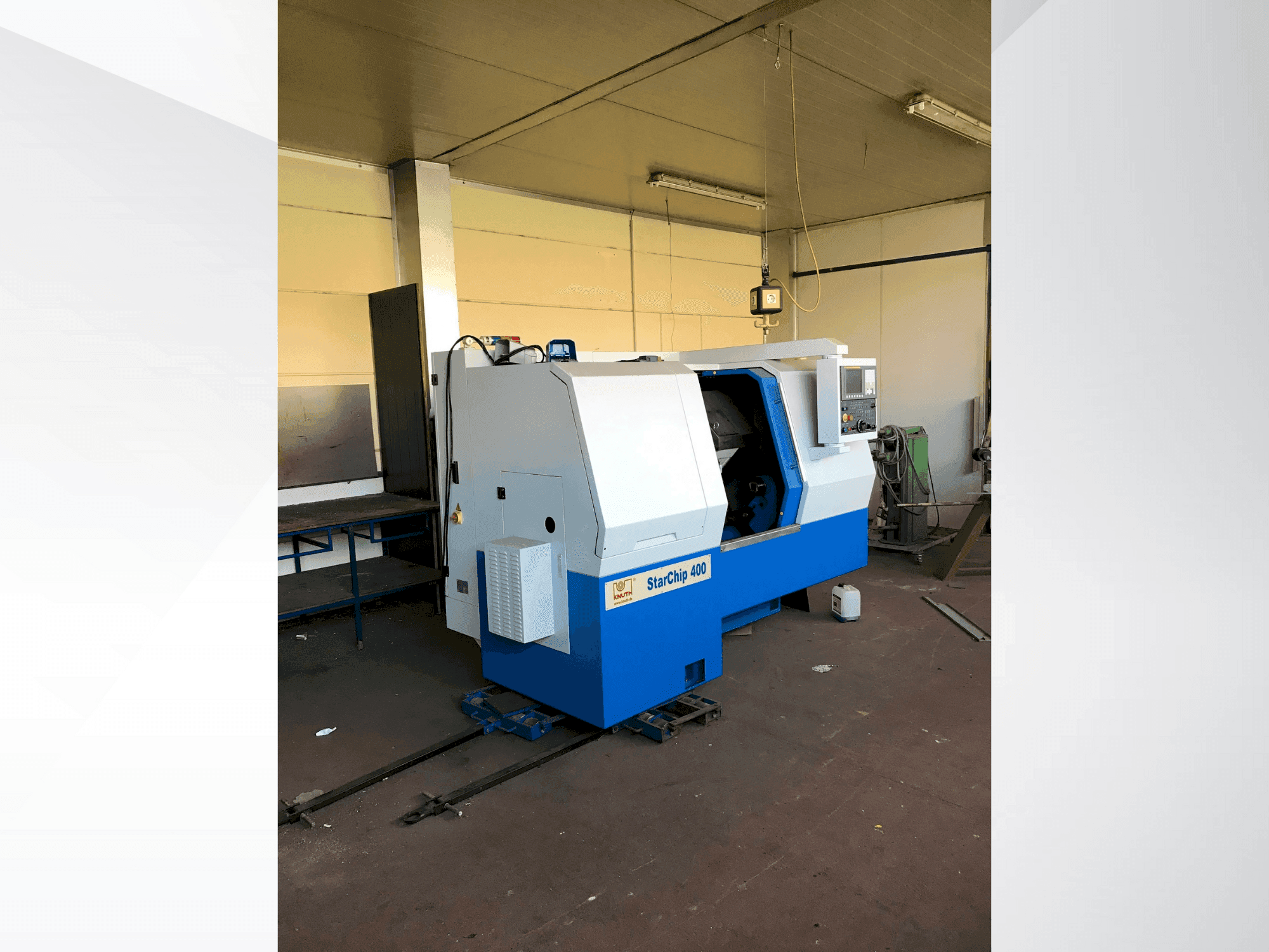 Vista Frontal  da KNUTH Starship 400  máquina