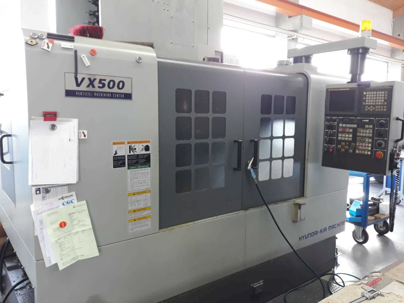 Vista Frontal  da Hyundai Kia VX500  máquina