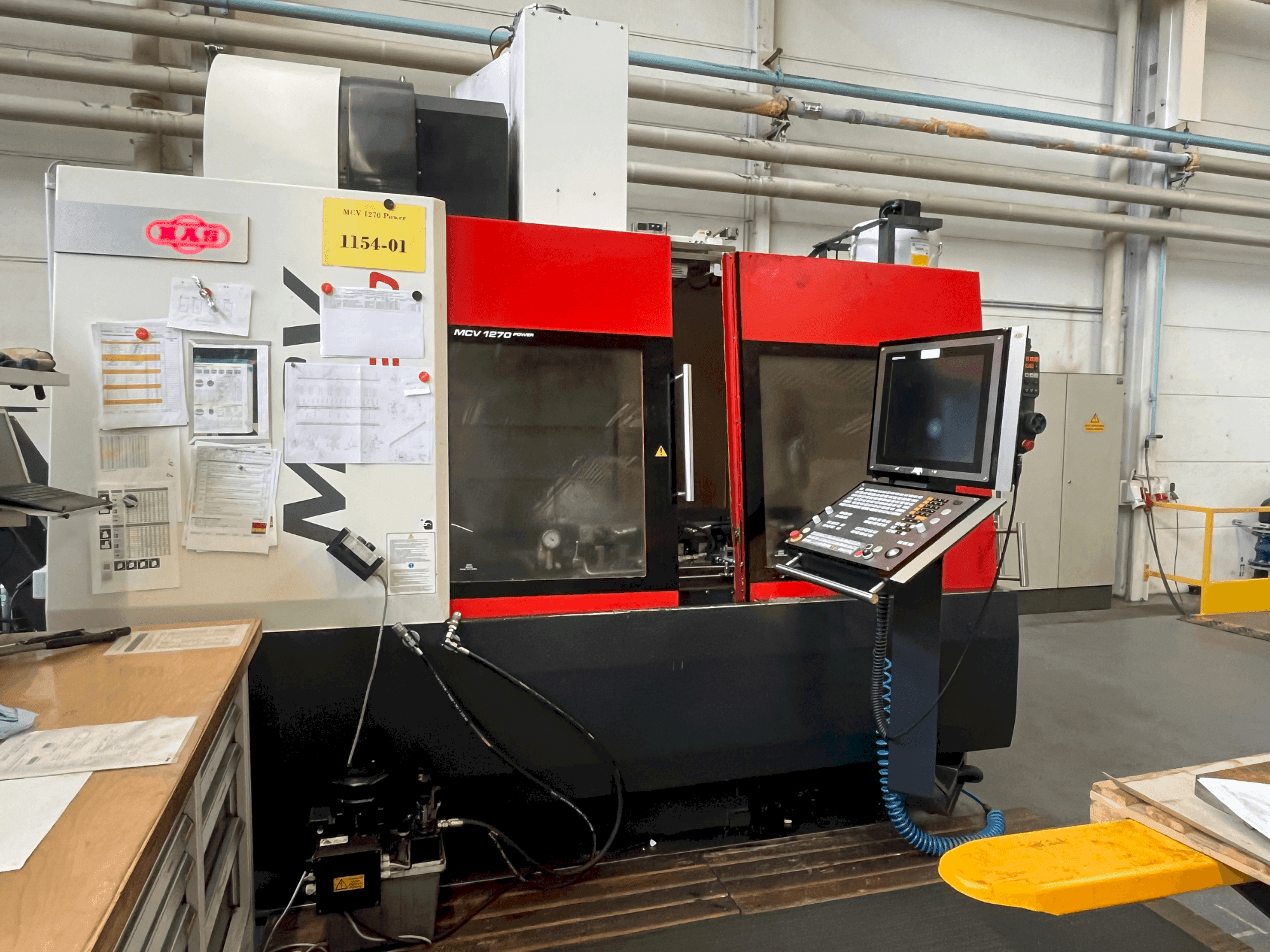 Vista Frontal  da MAS MCV 1270 Power  máquina