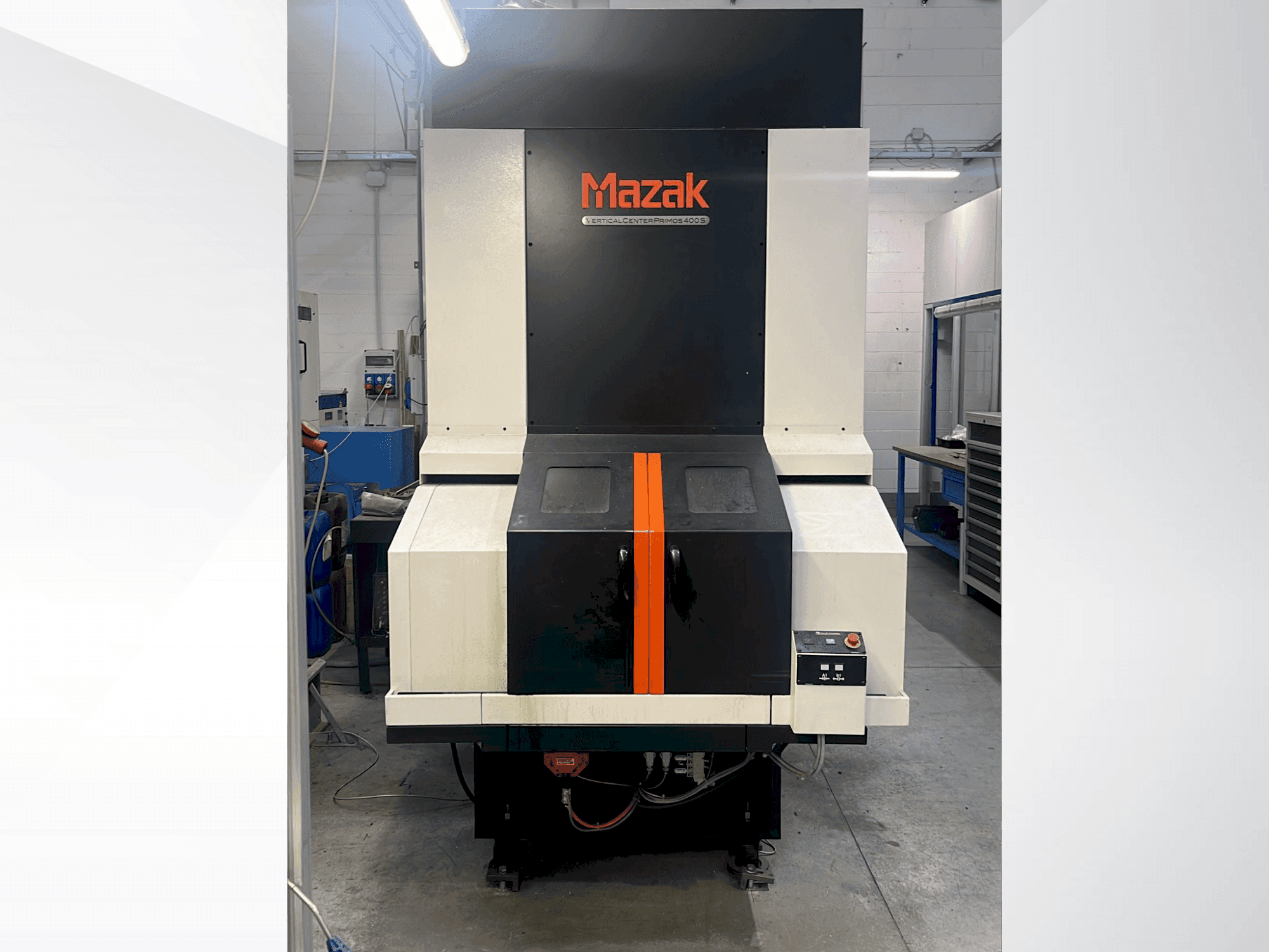 Vista Frontal  da Mazak VC PRIMOS 400S  máquina
