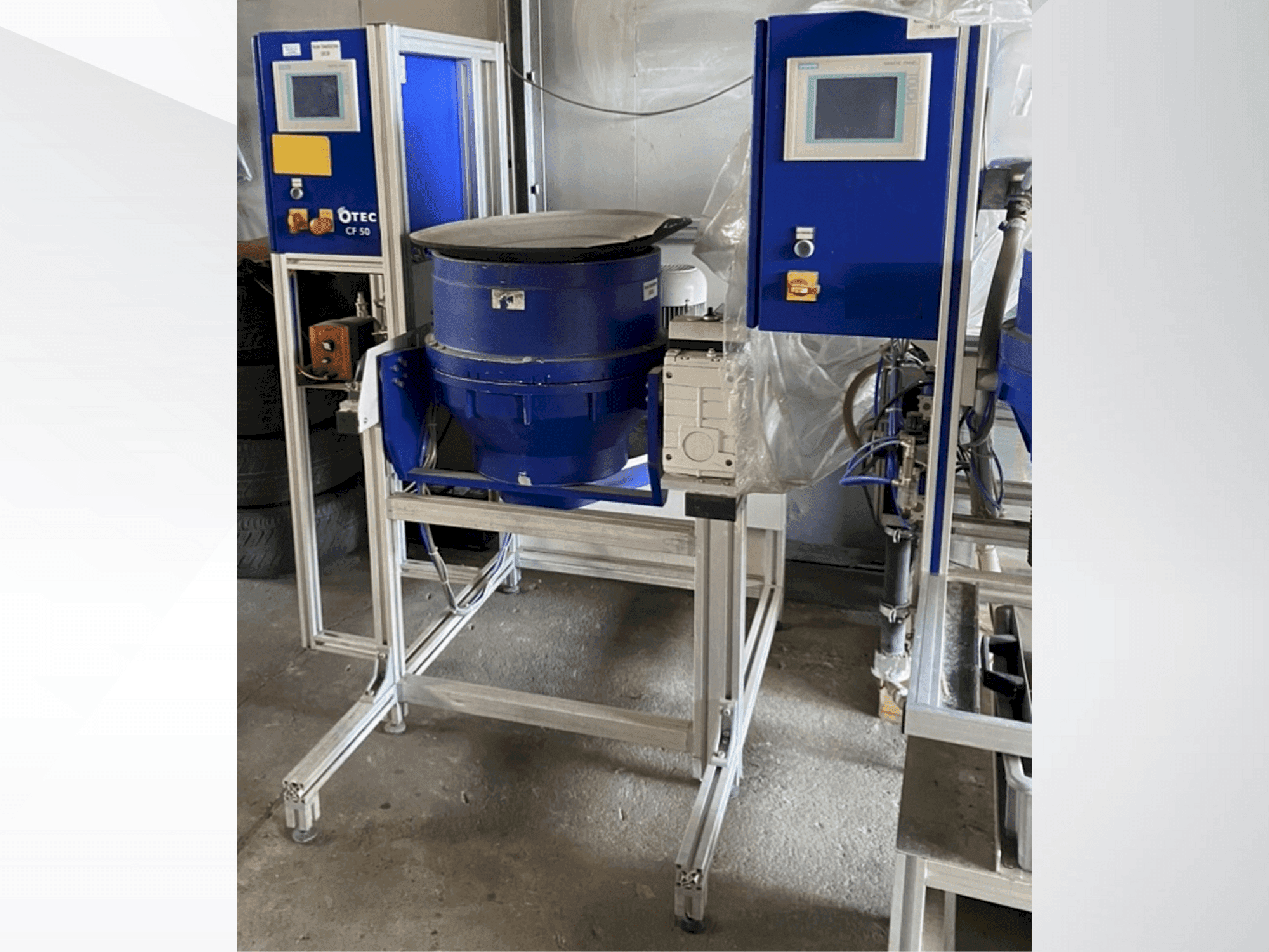 Vista Frontal  da OTEC CF 1x50  máquina