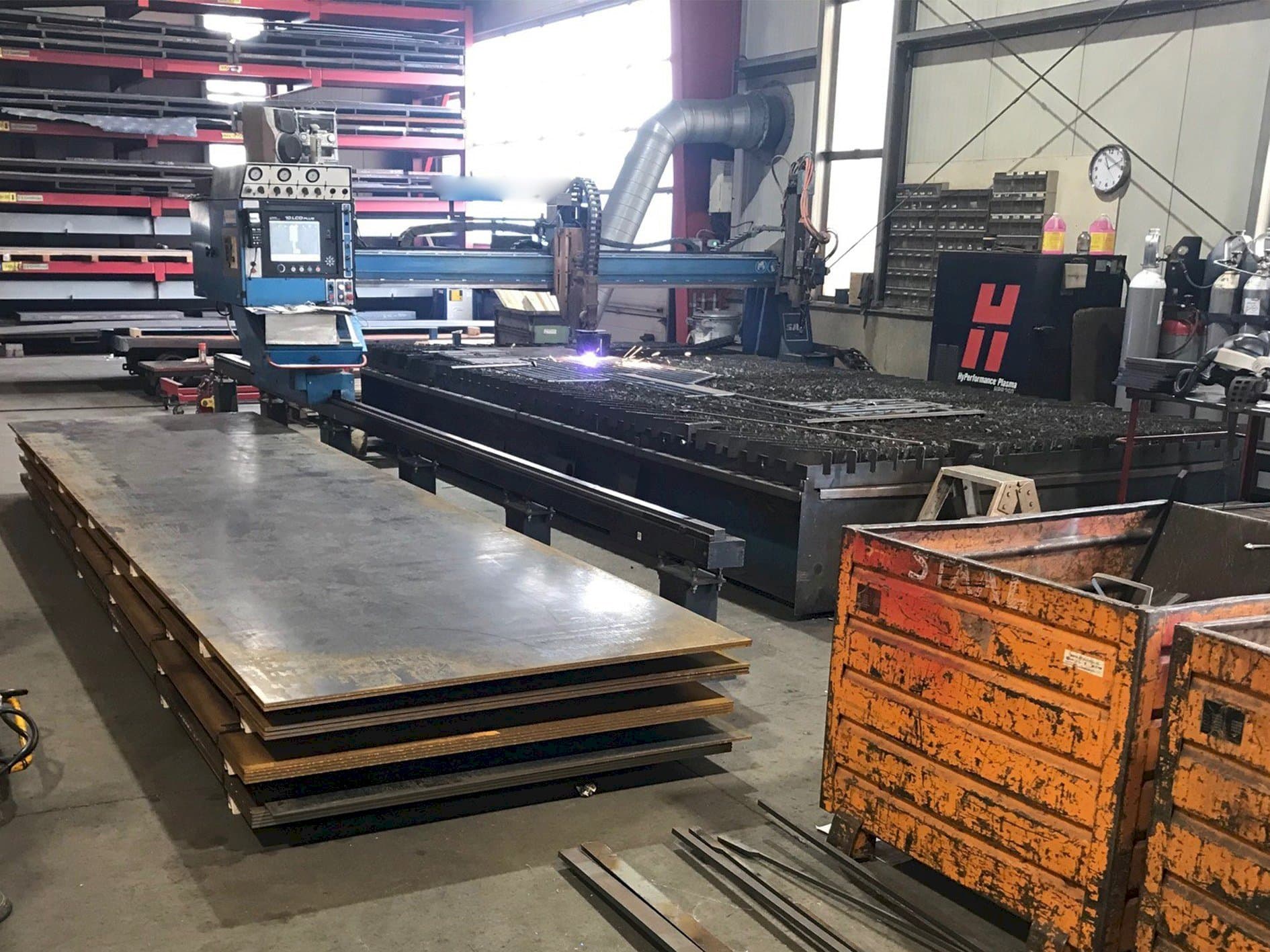 Vista Frontal  da SAF Oxytome B30E  máquina