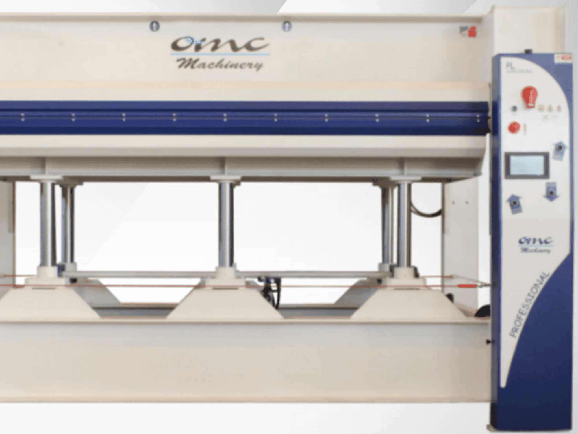 Vista Frontal  da OMC PL 90s  máquina