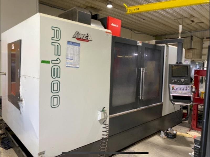 Vista Frontal  da AWEA AF-1600  máquina