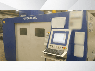 Vista Frontal  da MicroStep Fiber MSF 3001.15L  máquina