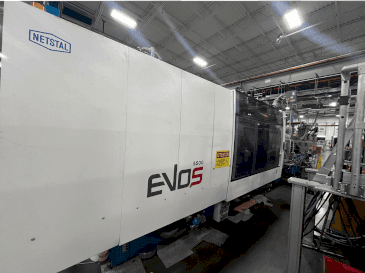Vista Frontal  da Netstal EVOS 5500-2900 Speed  máquina