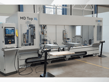 Vista Frontal  da COMEC MD TOP XLS CA2  máquina
