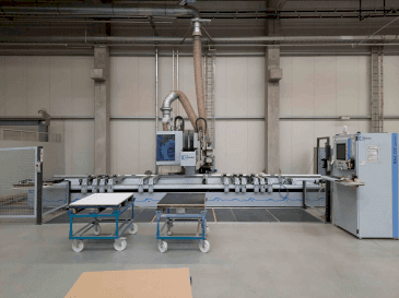 Vista Frontal  da HOMAG OPTIMAT BAZ222/60/K  máquina