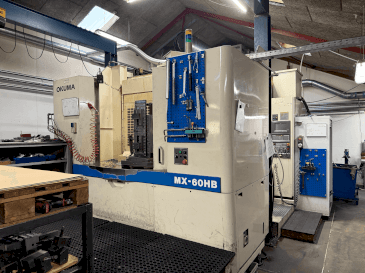 Vista Frontal  da Okuma MX-60HB  máquina
