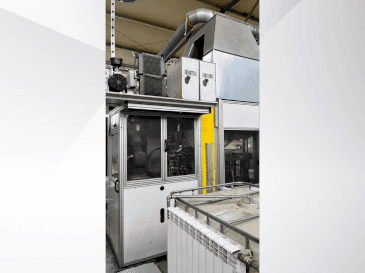 Vista Frontal  da Kloeckner Desma 968.250 ZO  máquina