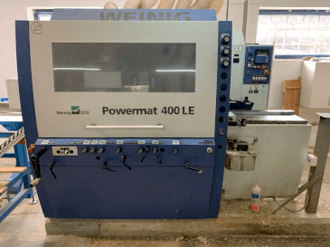 Vista Frontal  da WEINIG / DIMTER POWERMAT 400LE  máquina