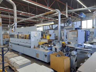 Vista Frontal  da HOMAG Optimat KL 78/A20/S2/Z  máquina
