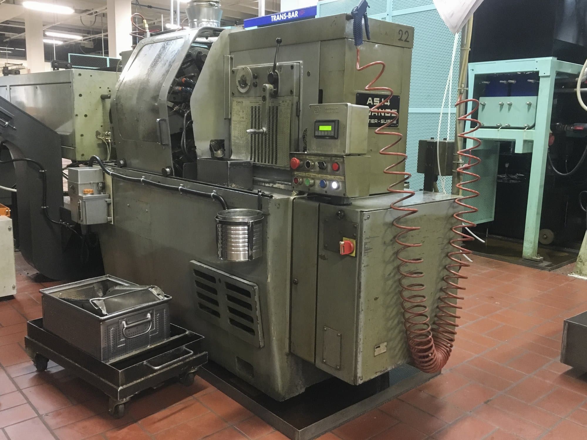 Vista Direita  da Tornos AS-14  máquina