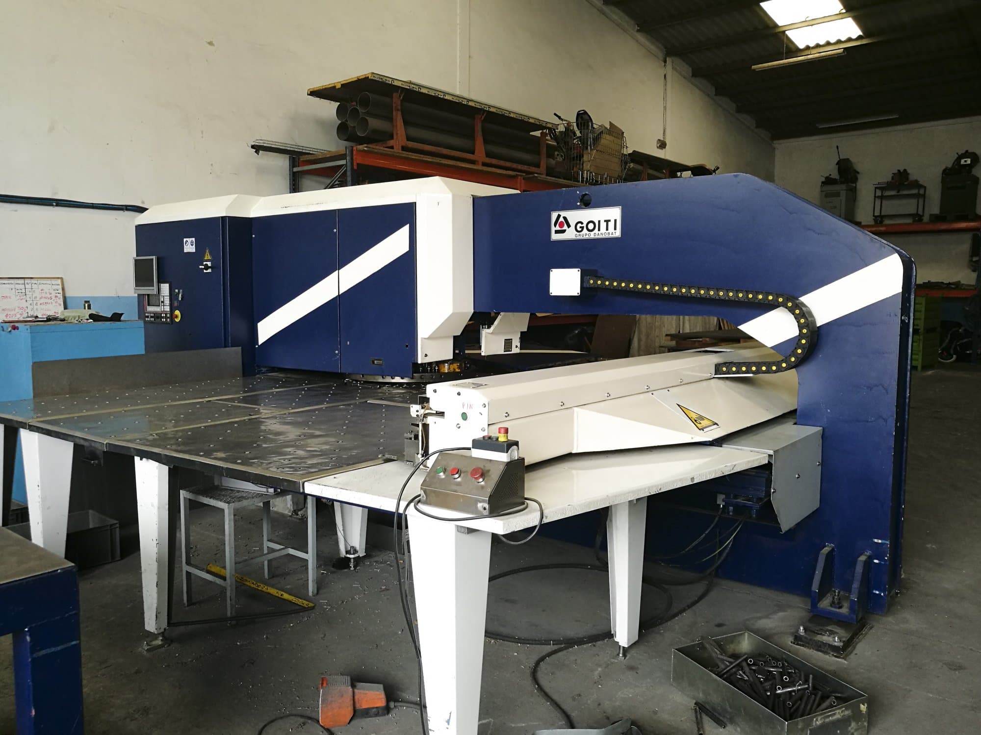 Vista Direita da GOITI PGA-2 máquina