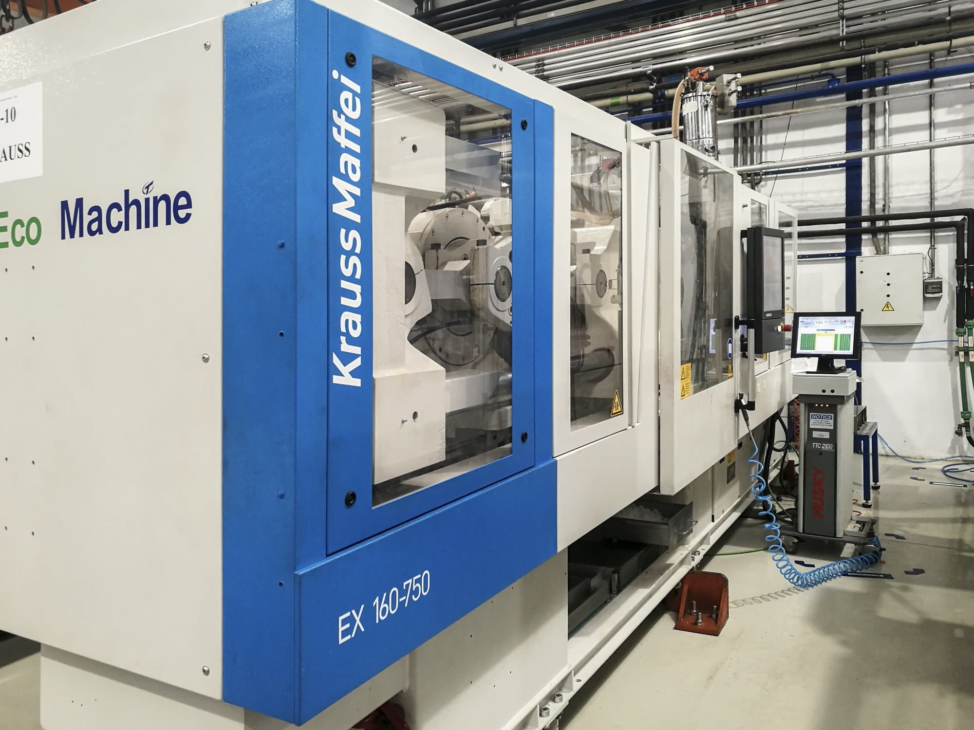 Vista Esquerda  da Krauss Maffei 160-750 EX  máquina