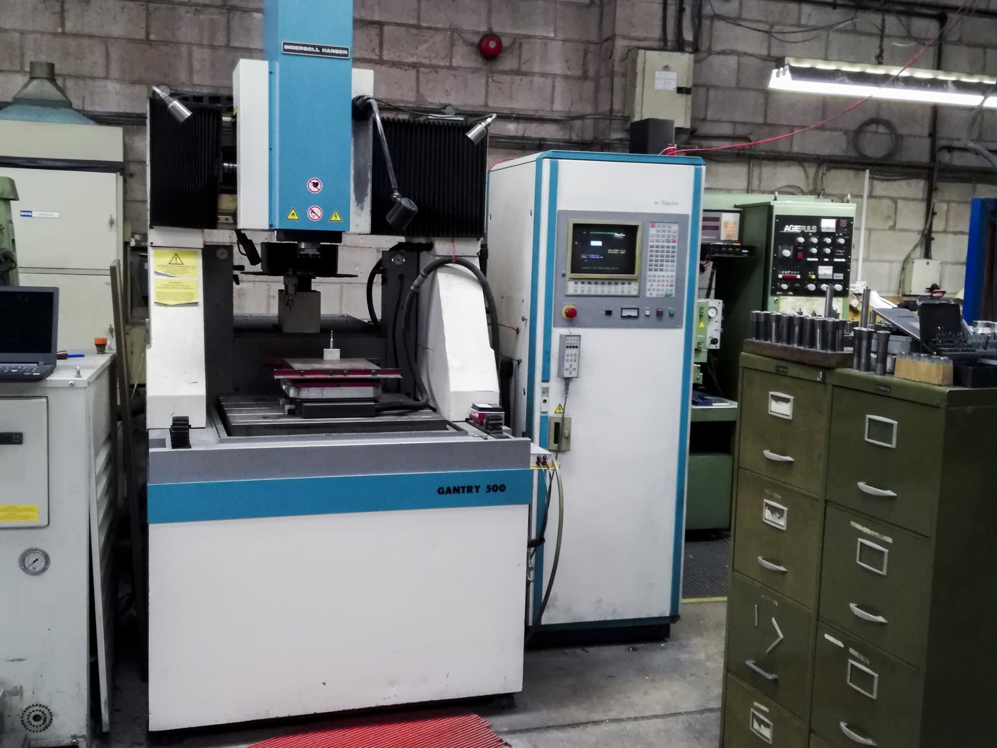 Vista Frontal  da INGERSOLL HANSEN Gantry 500  máquina