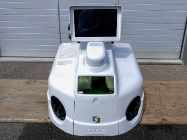 Vista Frontal  da Sisma LM-DV 100  máquina