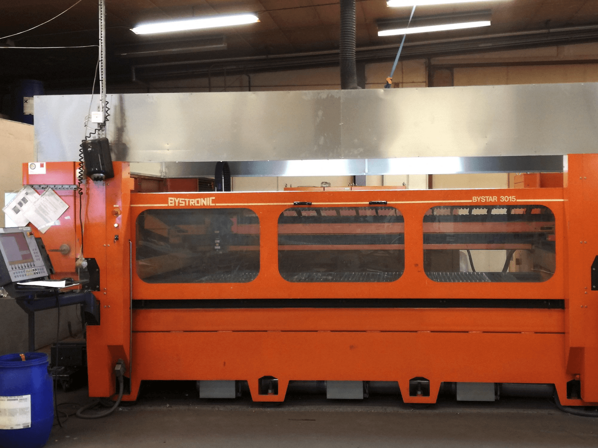 Vista Frontal da Bystronic Bystar 3015 máquina