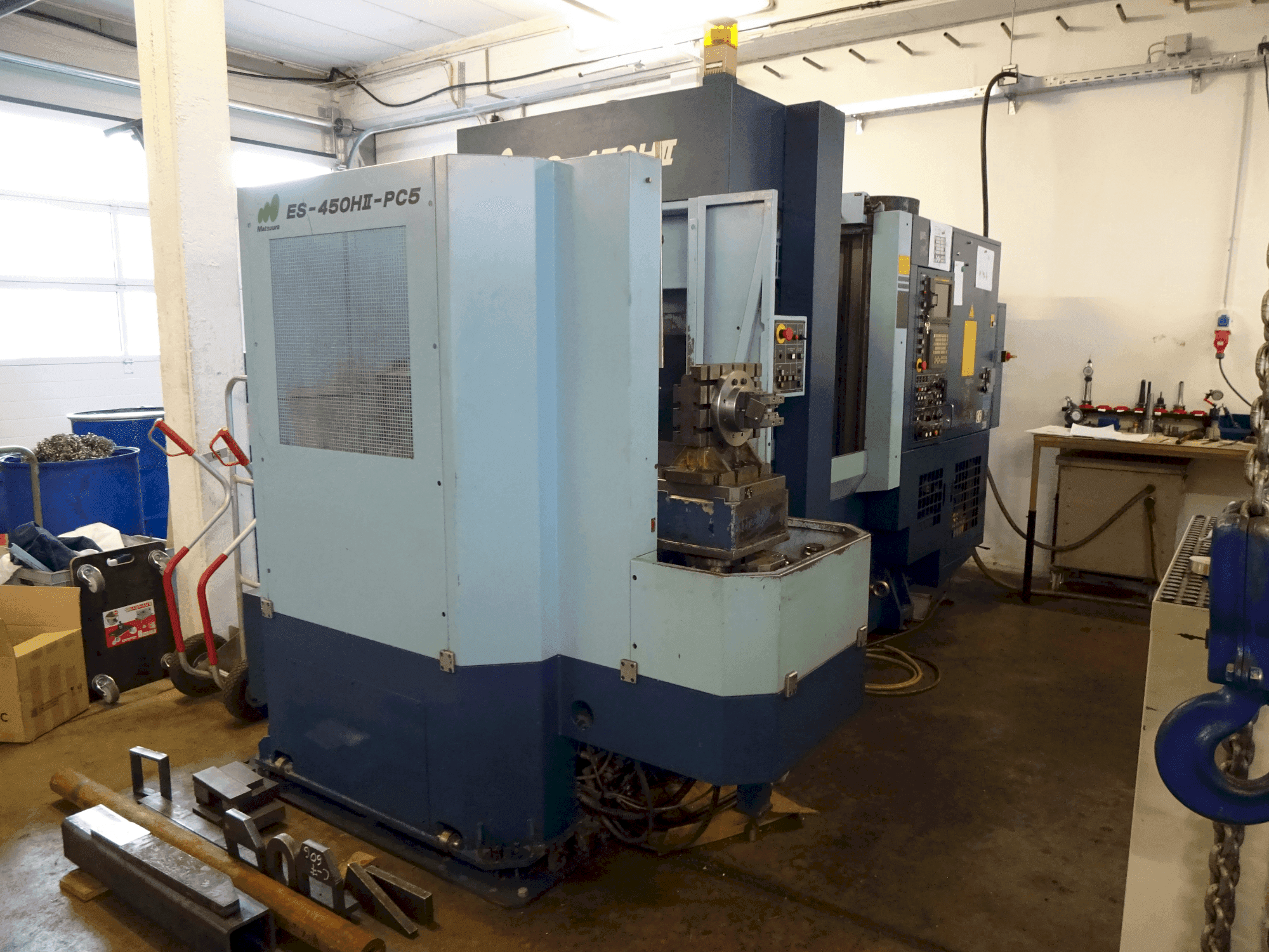 Vista Frontal da Matsuura ES-450HII PC5 máquina