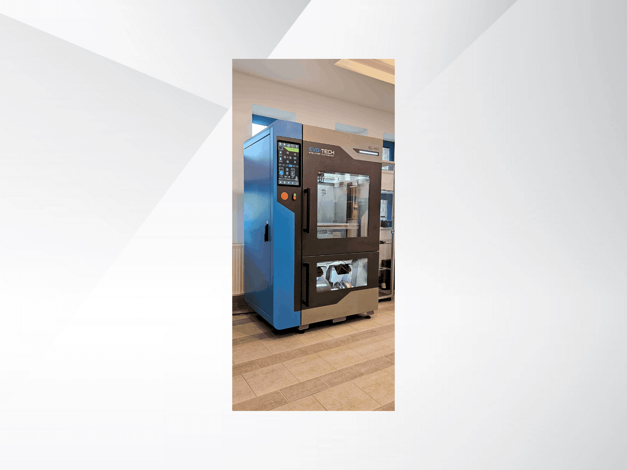 Vista Frontal da EVO-tech EL-140 máquina