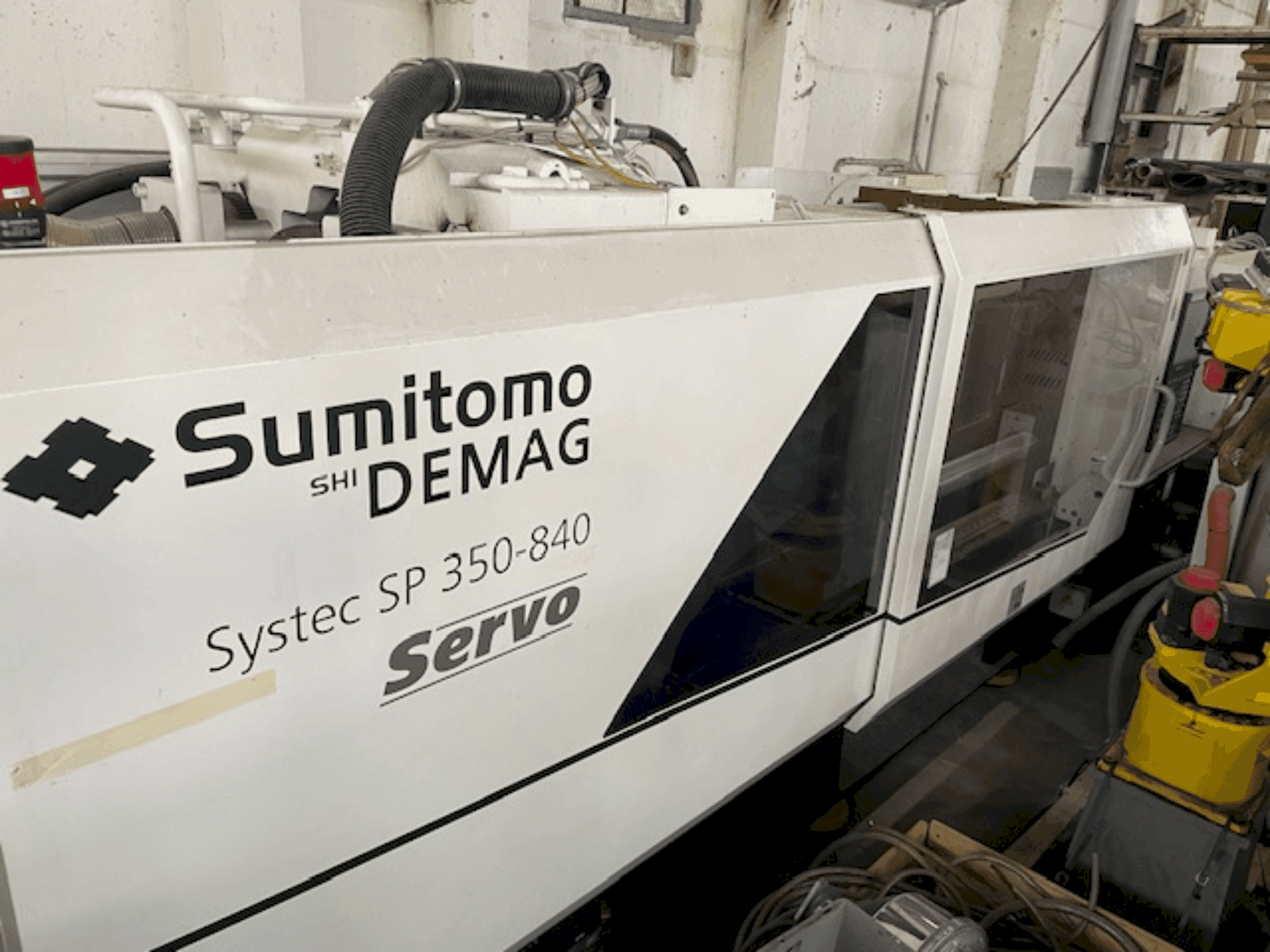 Vista Frontal da SUMITOMO SHI DEMAG Systec SP 350/720-840 máquina