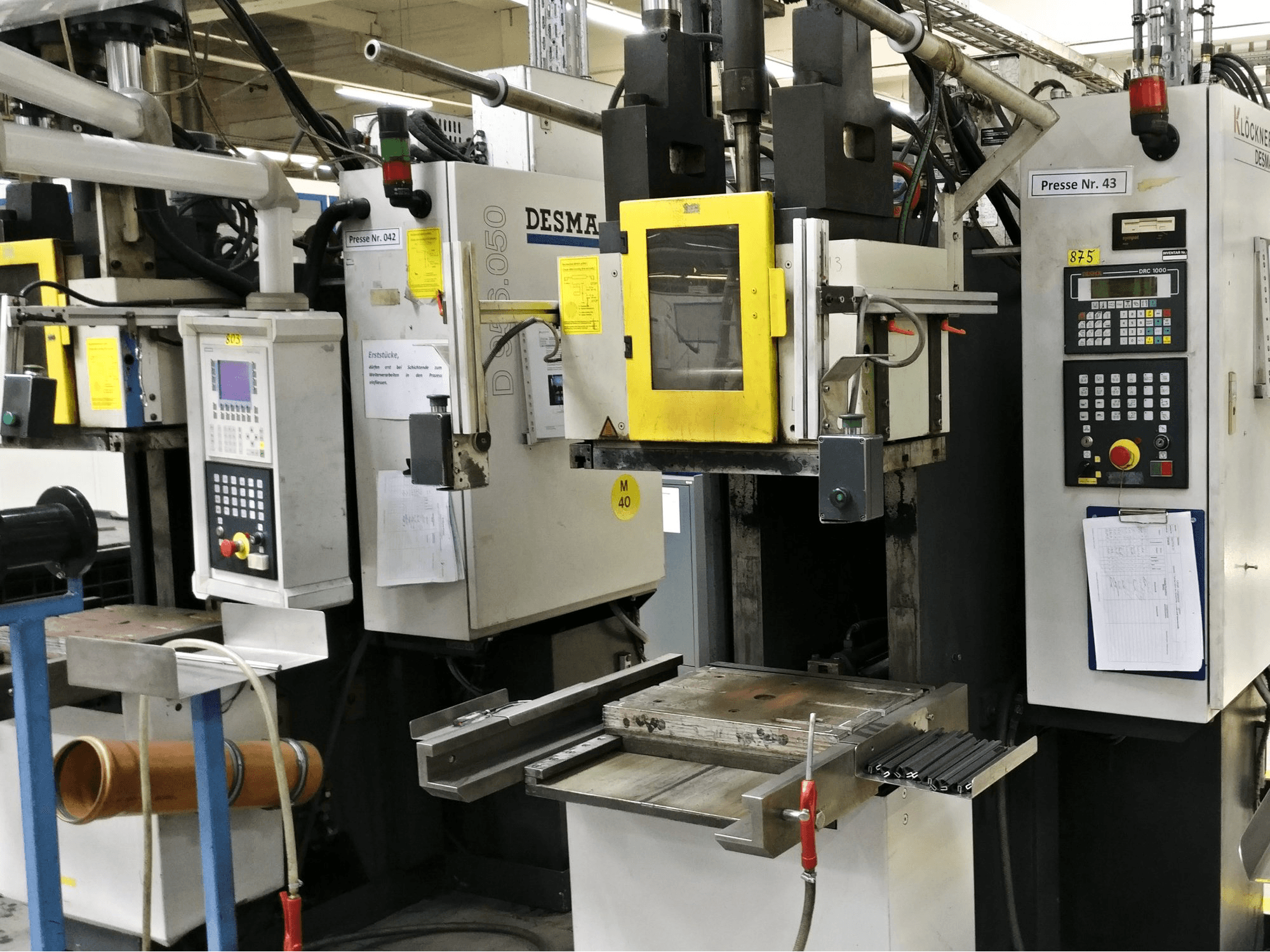 Vista Direita da Kloeckner Desma 956.050 máquina