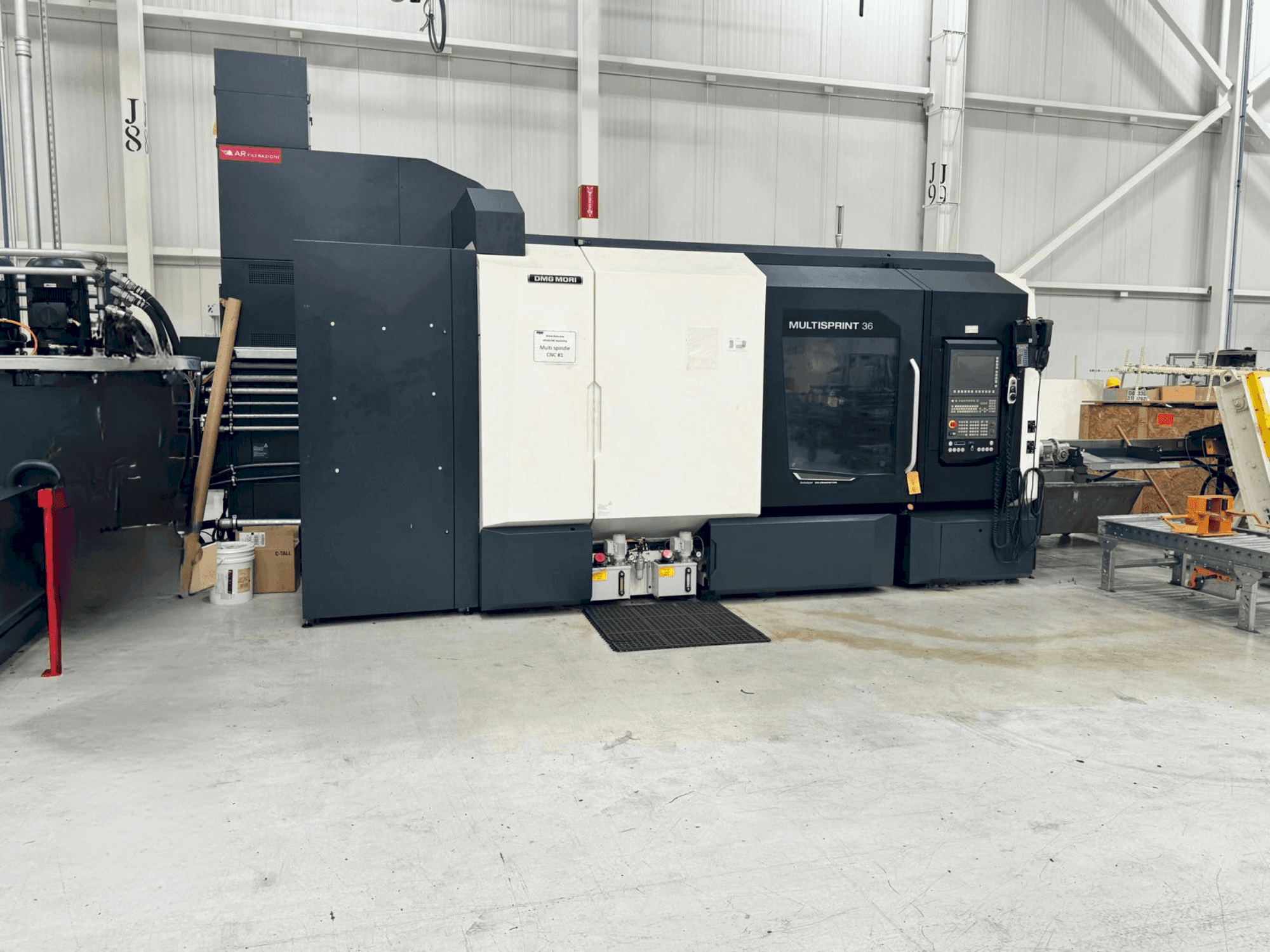 Vista Frontal da DMG MORI Multisprint 36 máquina
