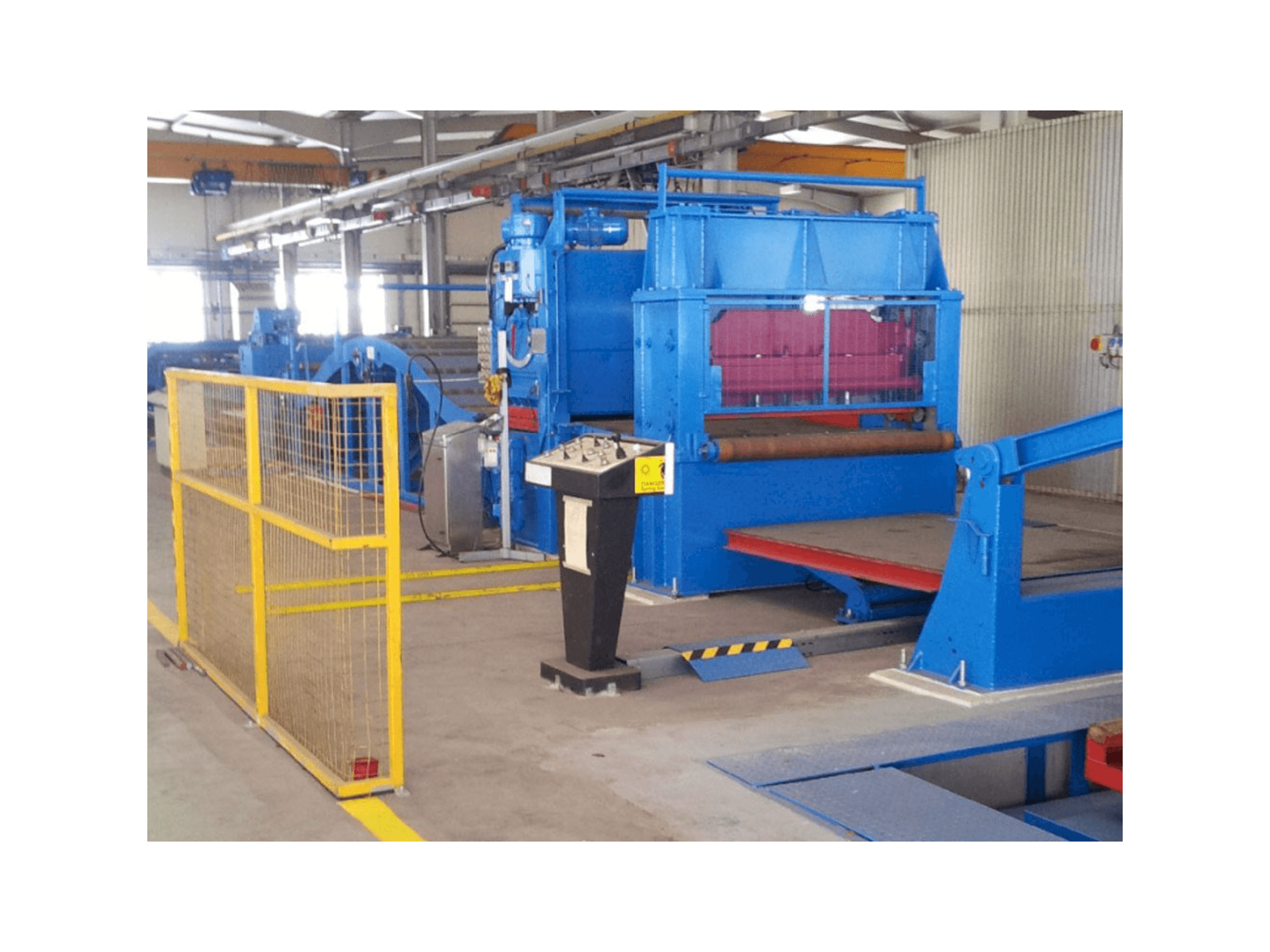 Vista Frontal da Sacma SP4A máquina