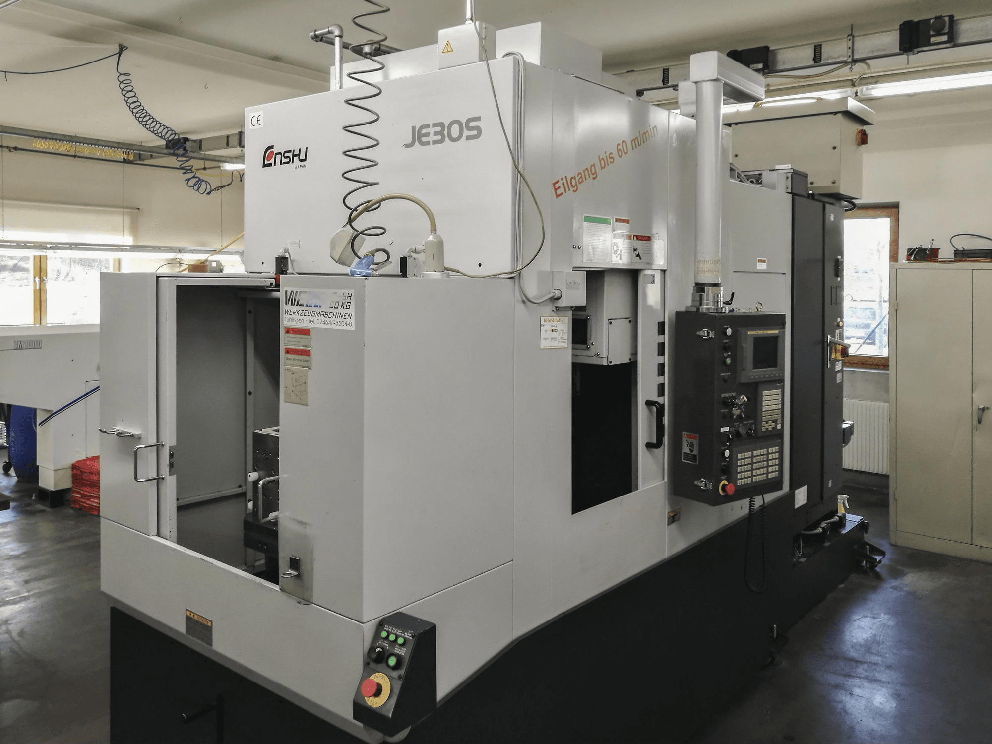 Vista Direita da Enshu JE30S máquina