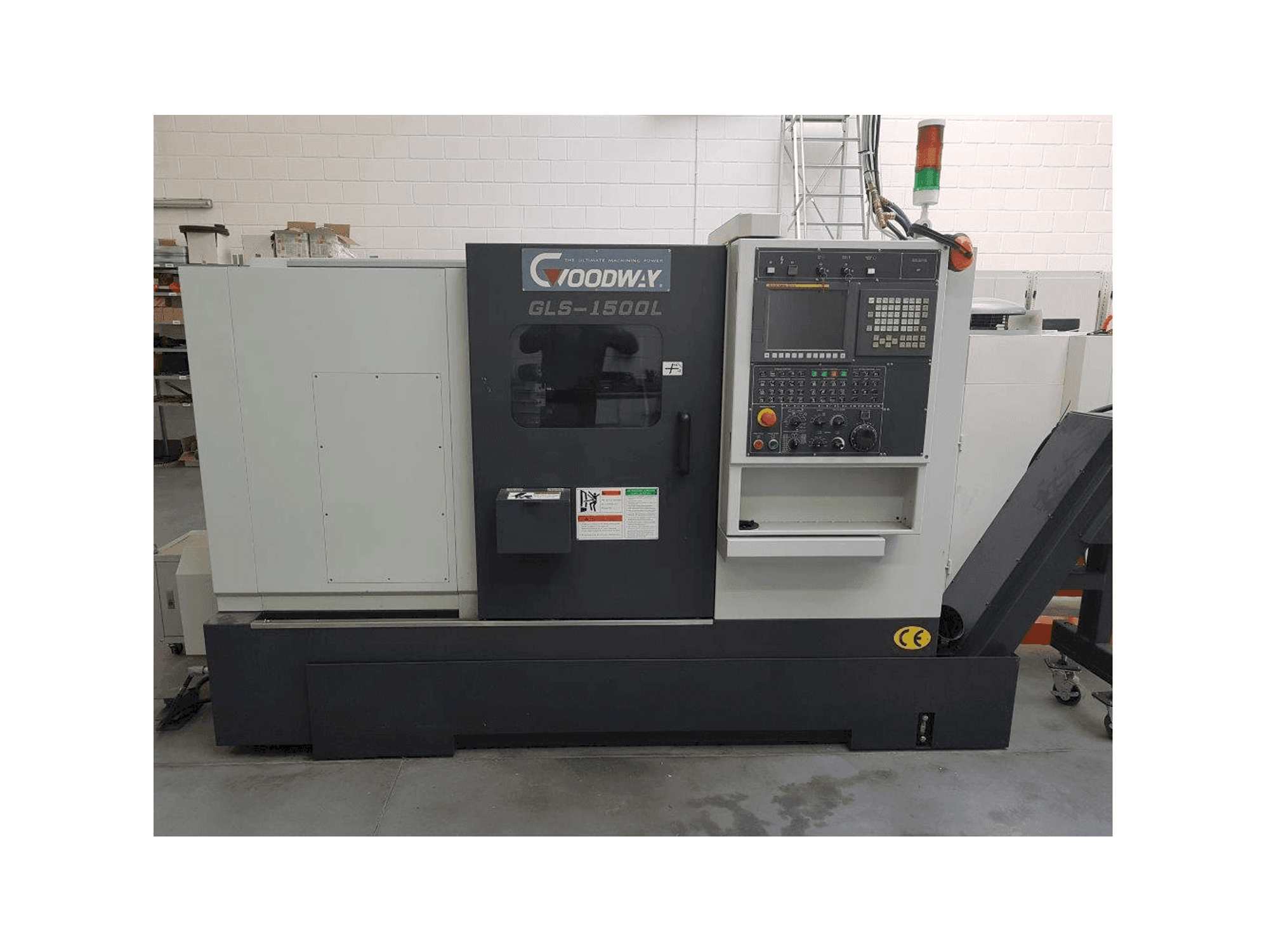 Vista Frontal da Goodway GLS-1500L máquina