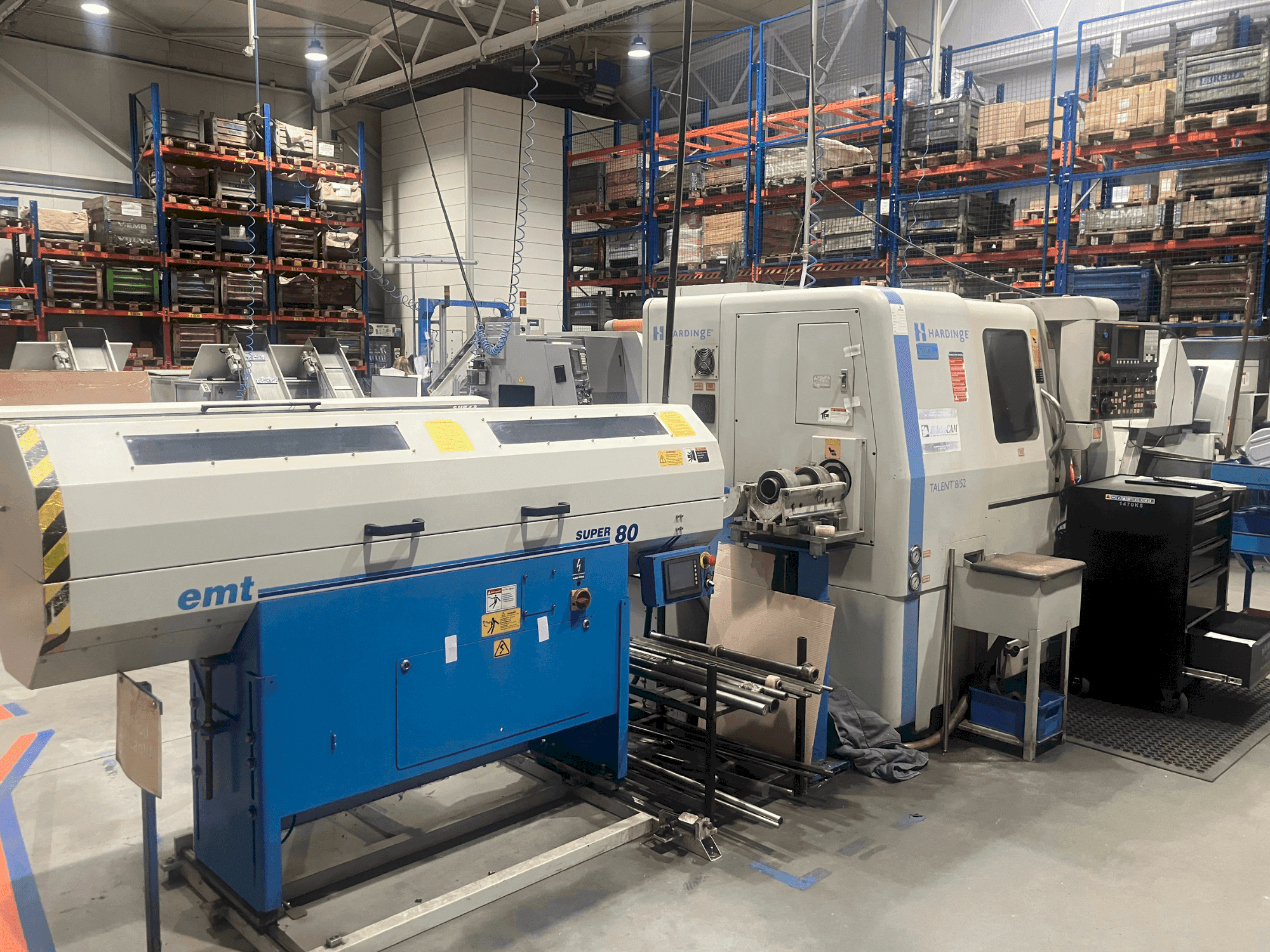 Vista Frontal da HARDINGE Talent 8/52 máquina